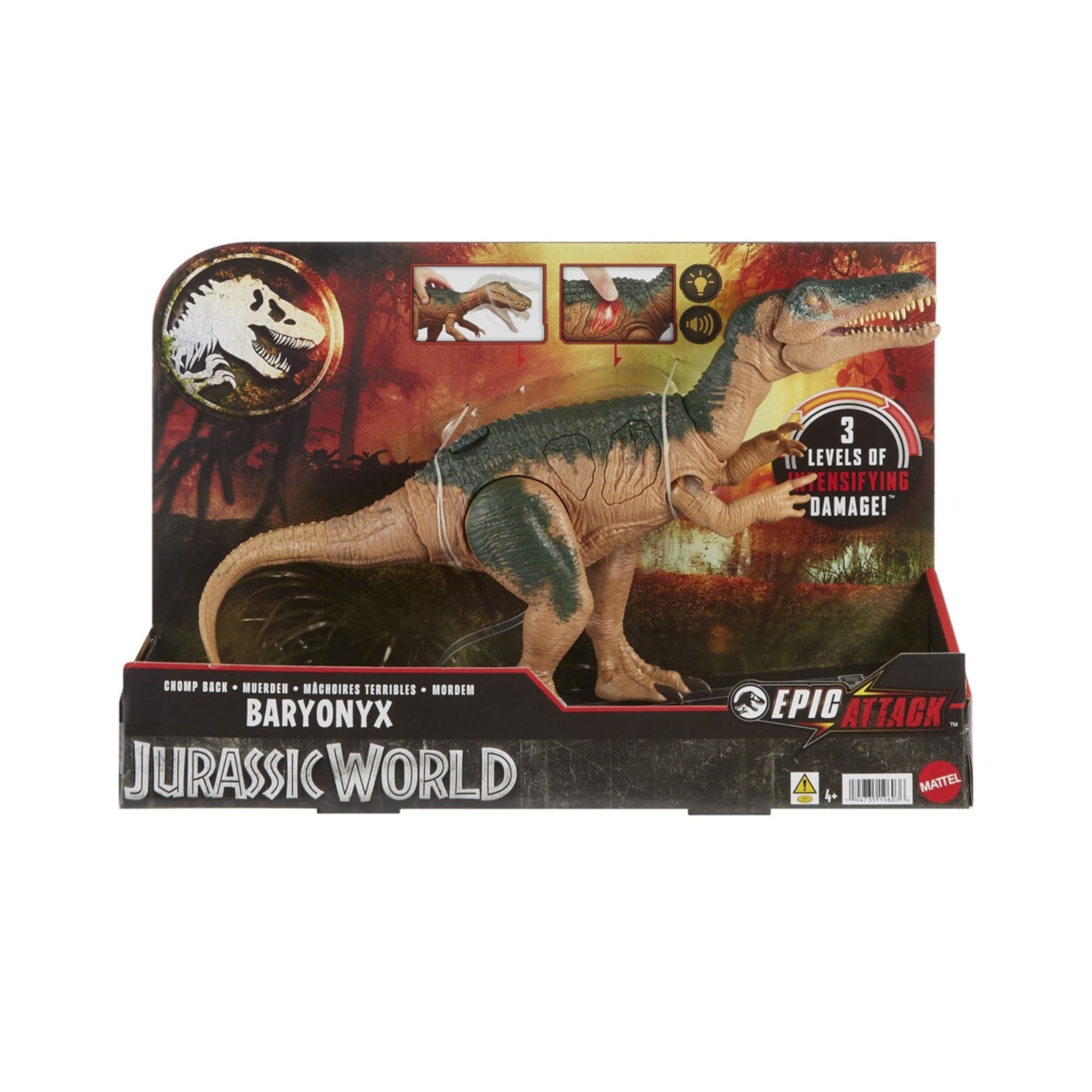 Jurassic World Epic Attack Baryonyx Dinosaur Figure - Kmart