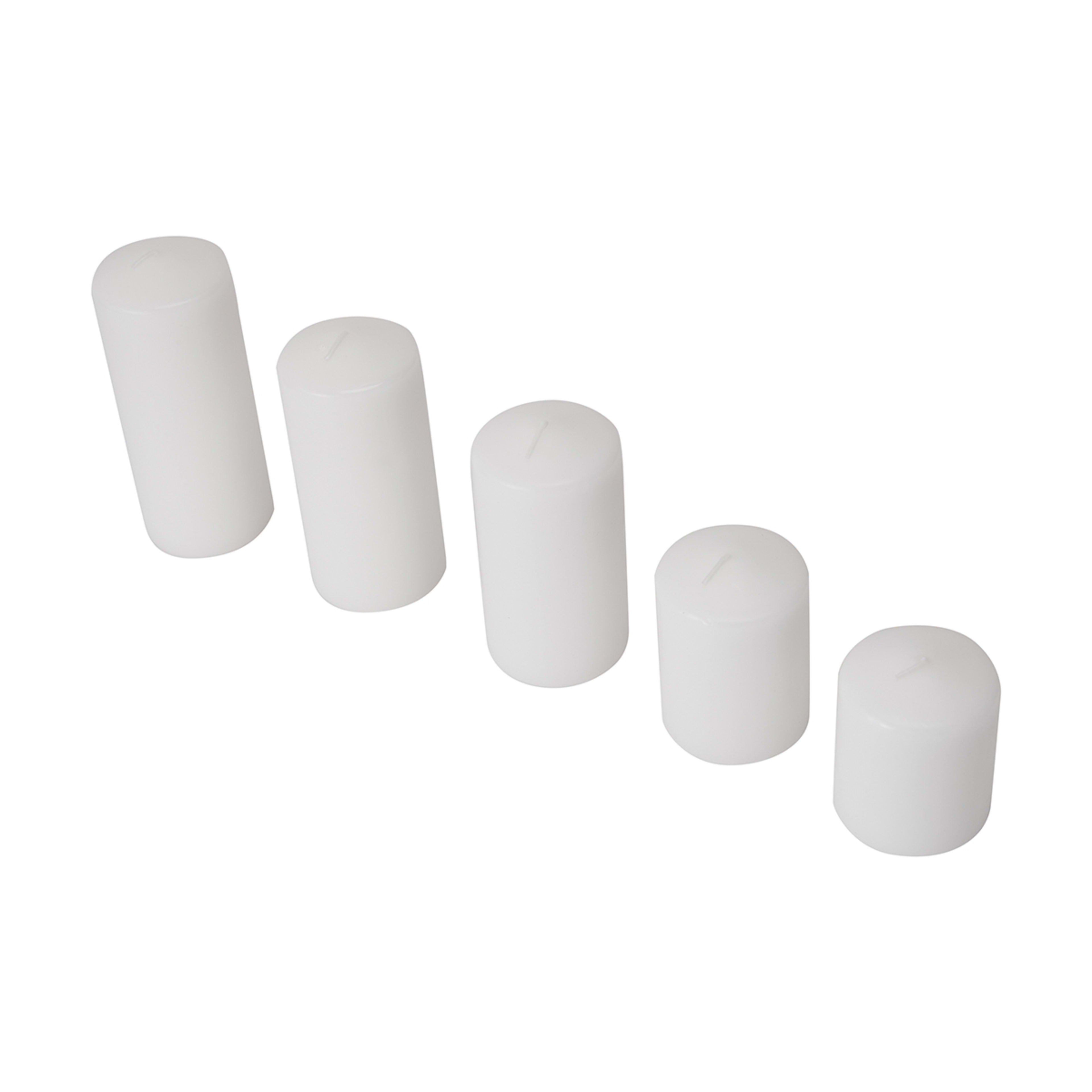 5 Pack Pillar Candles Kmart