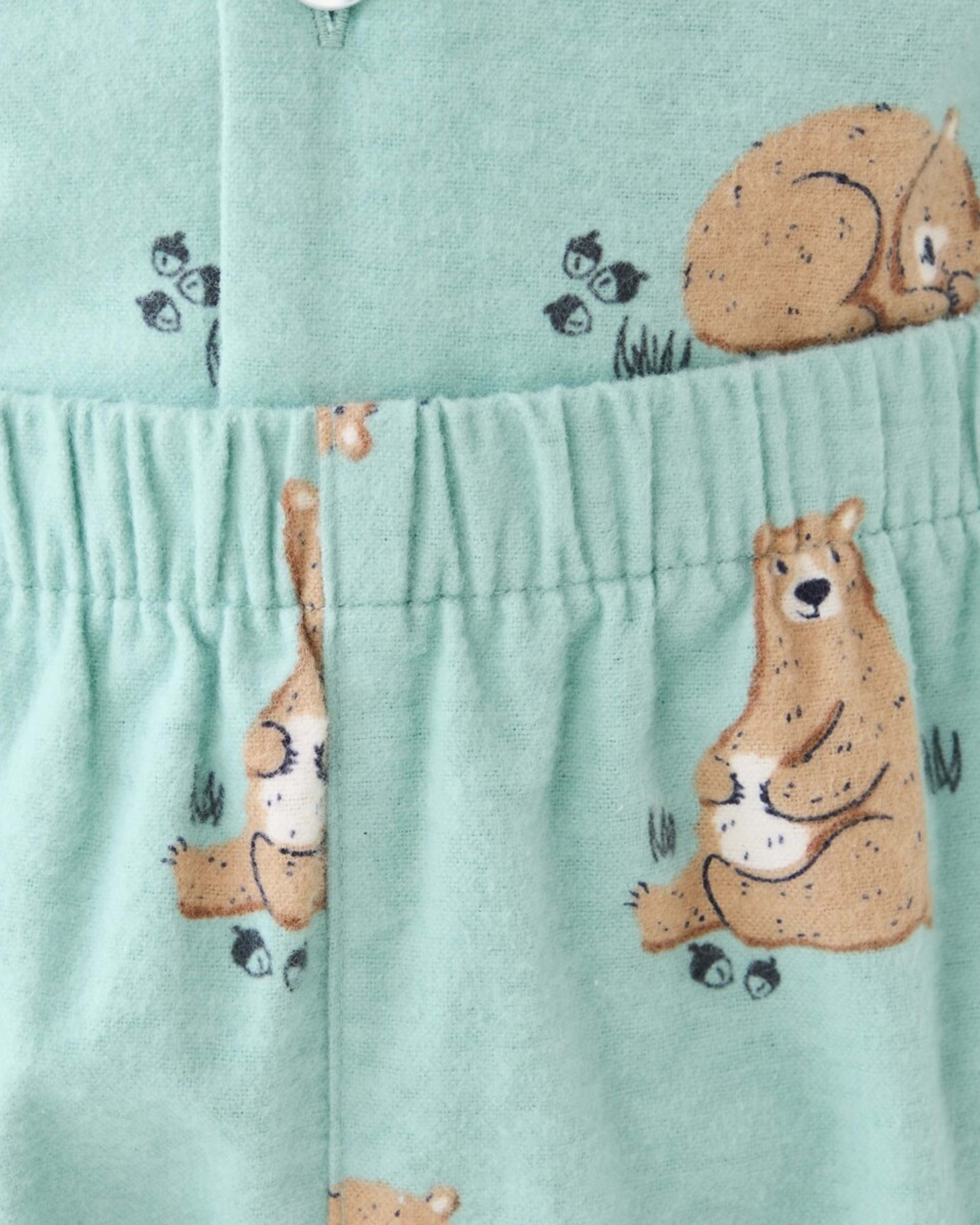 5 Flannelette Pyjama Set Brn Bear, 5 of 9