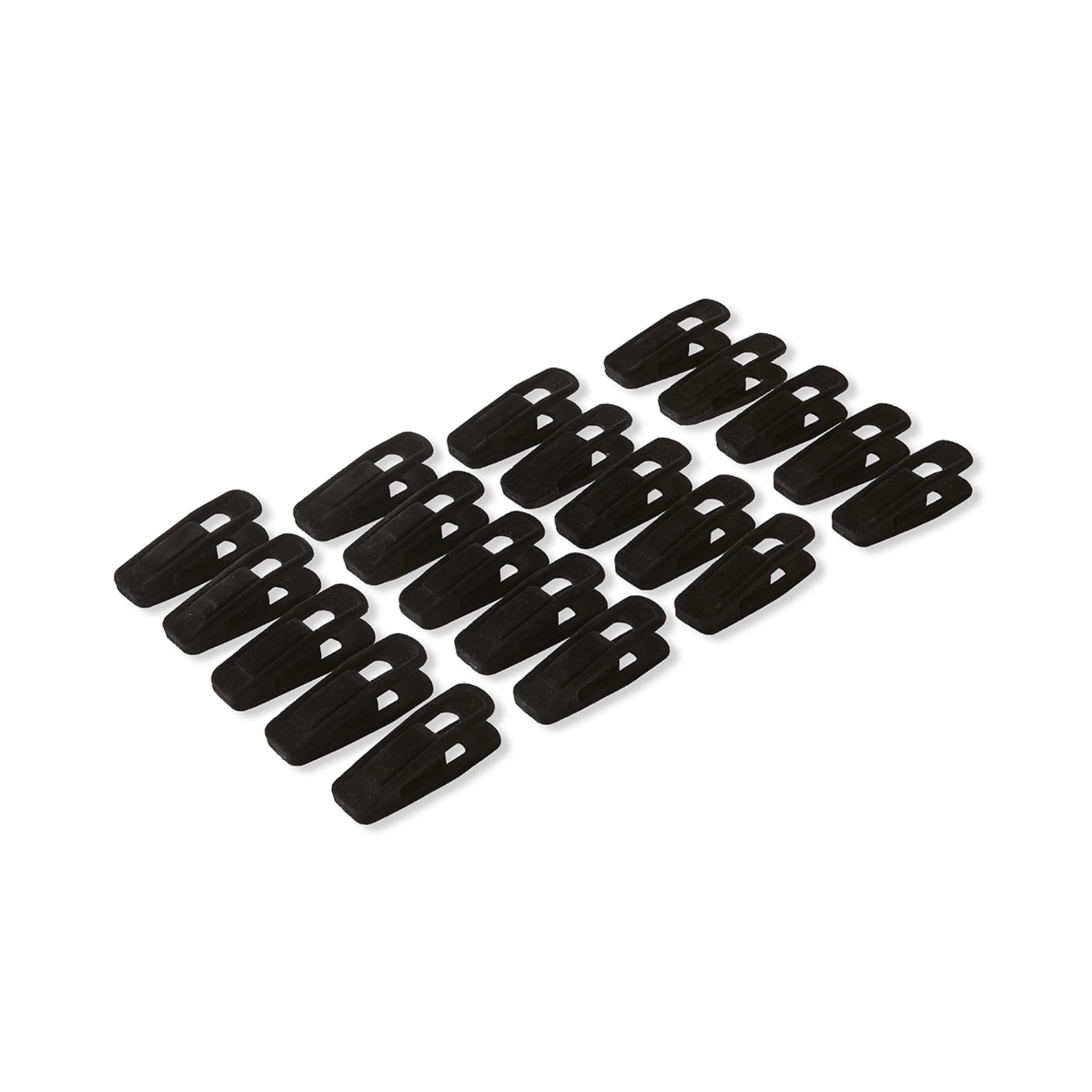 20 Pack Flocked Hanger Clips Kmart