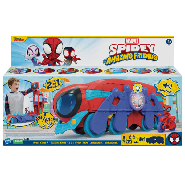 Disney Junior Marvel Spidey and His Amazing Friends Spider Crawl-R HQ  Playset - Kmart