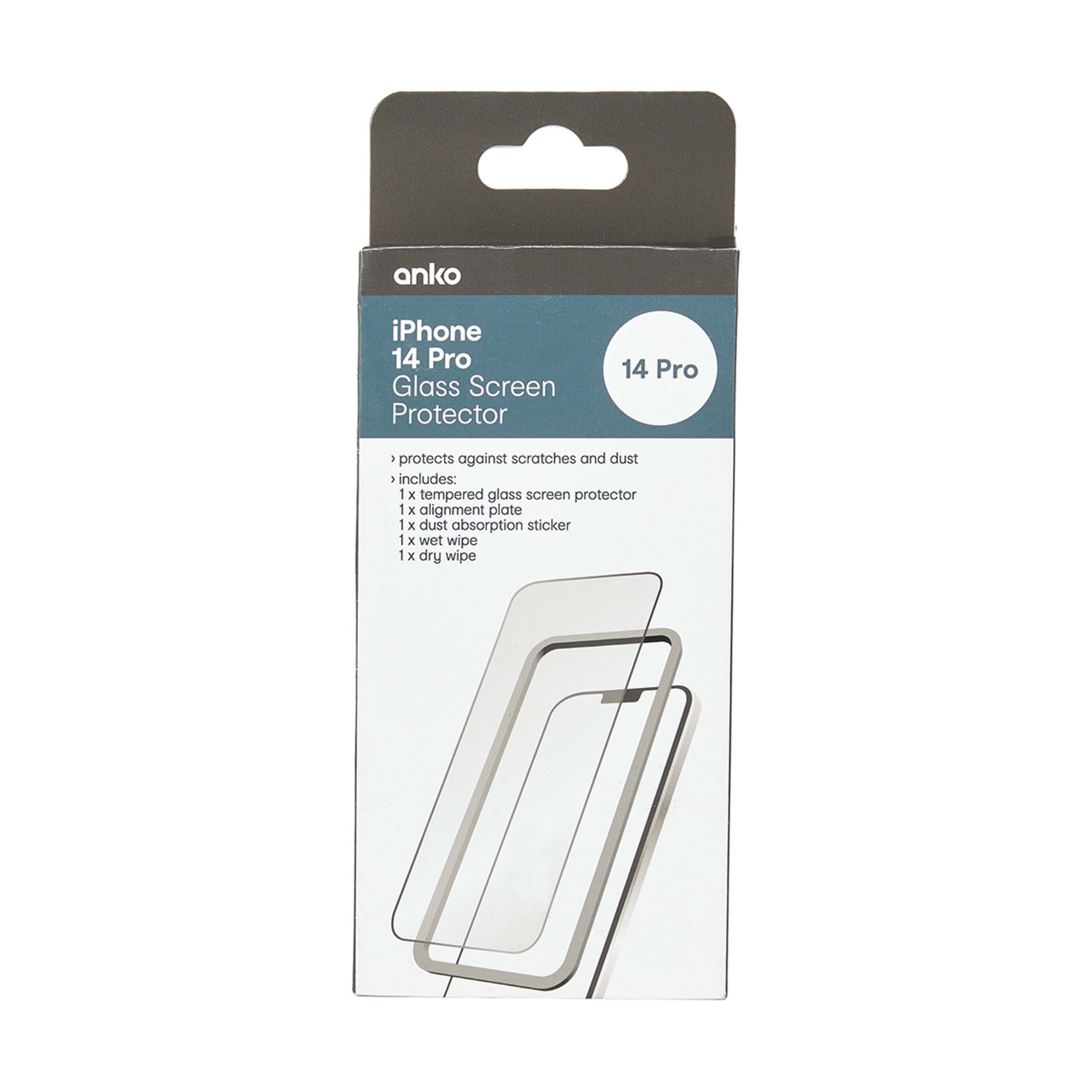 iPhone 14 Pro Tempered Glass Screen Protector Kmart