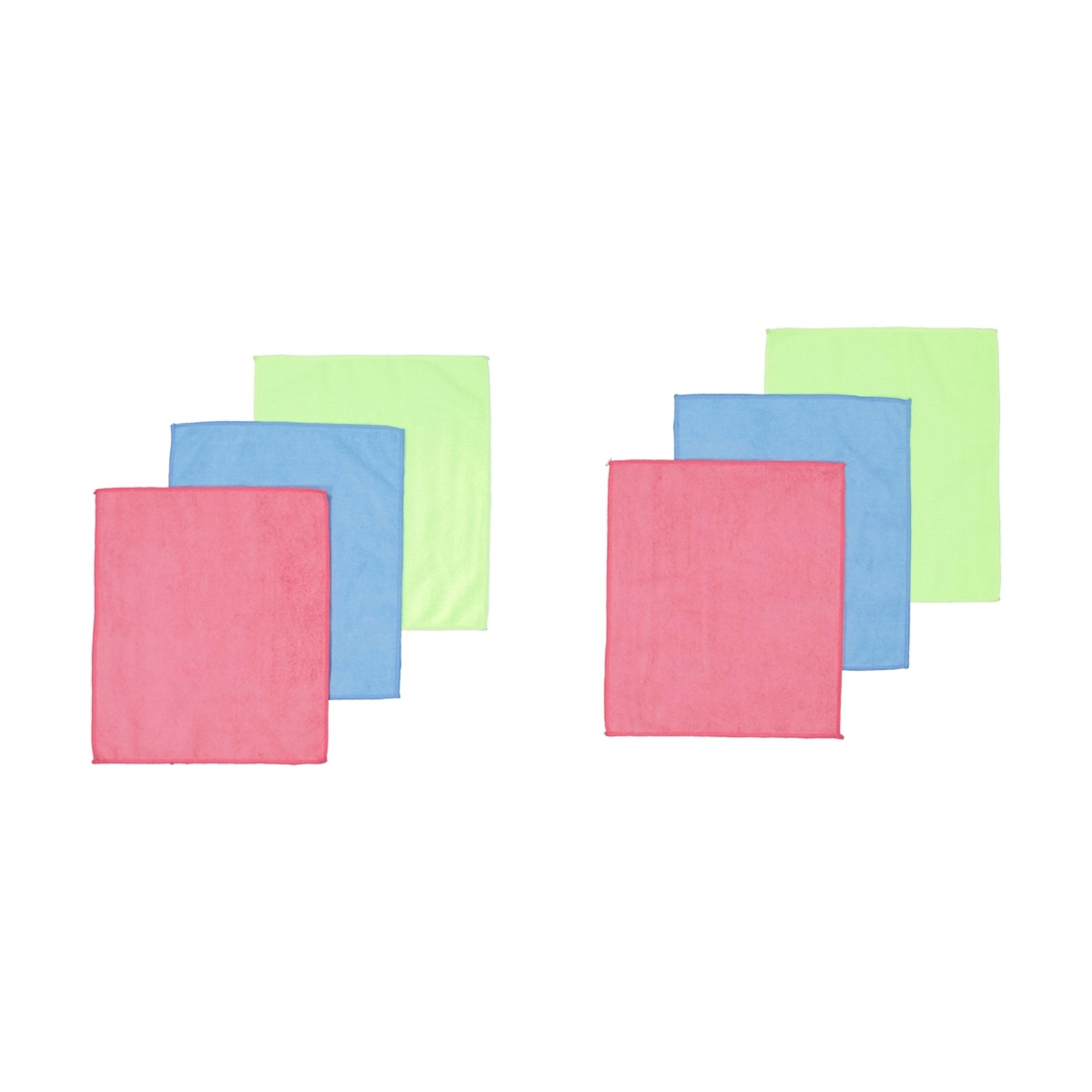 1 Microfibre Towel - 6-Piece
