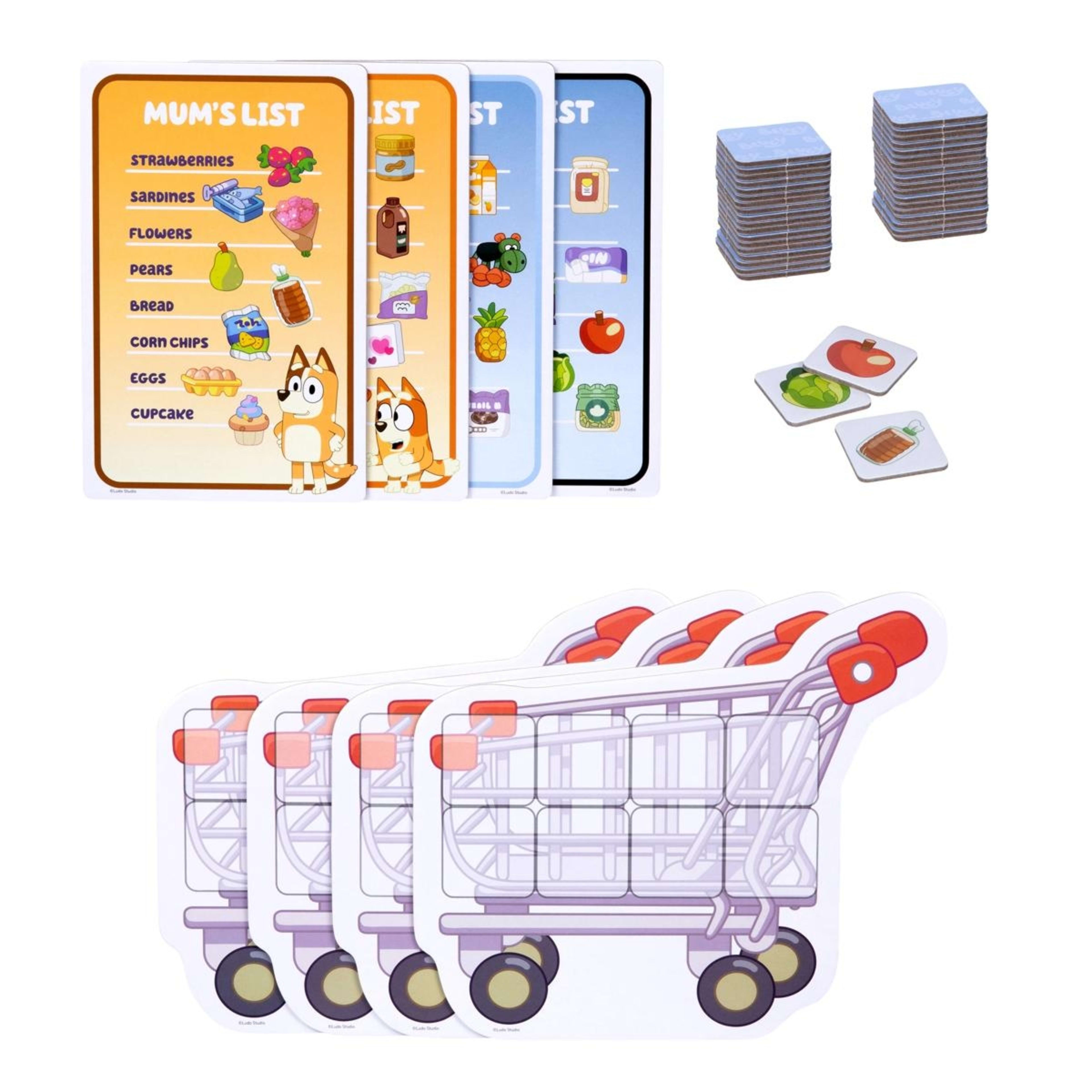 5 Orchard Toys Bluey Shopping List Fun Memory Game, 5 of 10