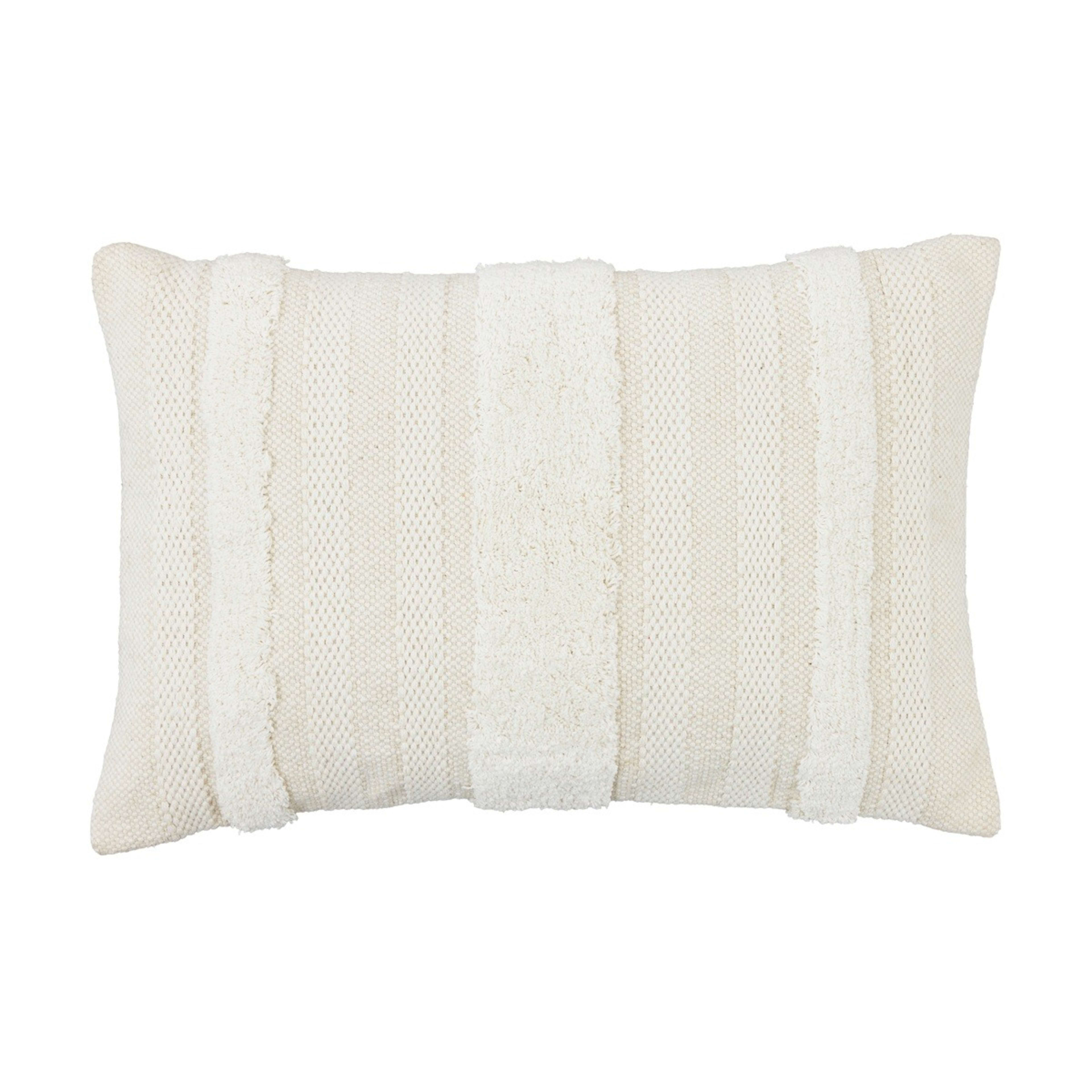 1 Tufted Cushion - White