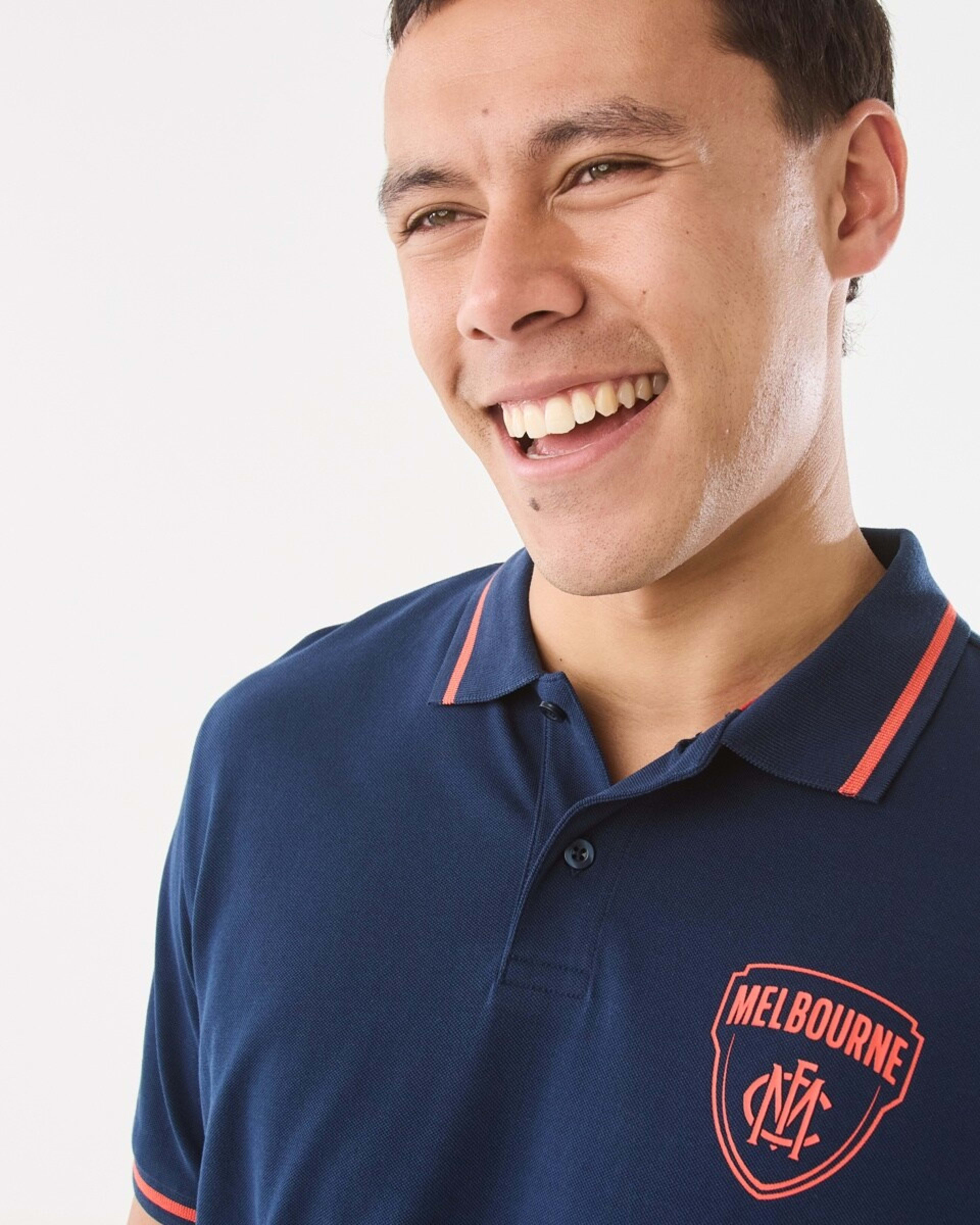 4 Official AFL Adult Polo Shirt Melbourne, 4 of 6
