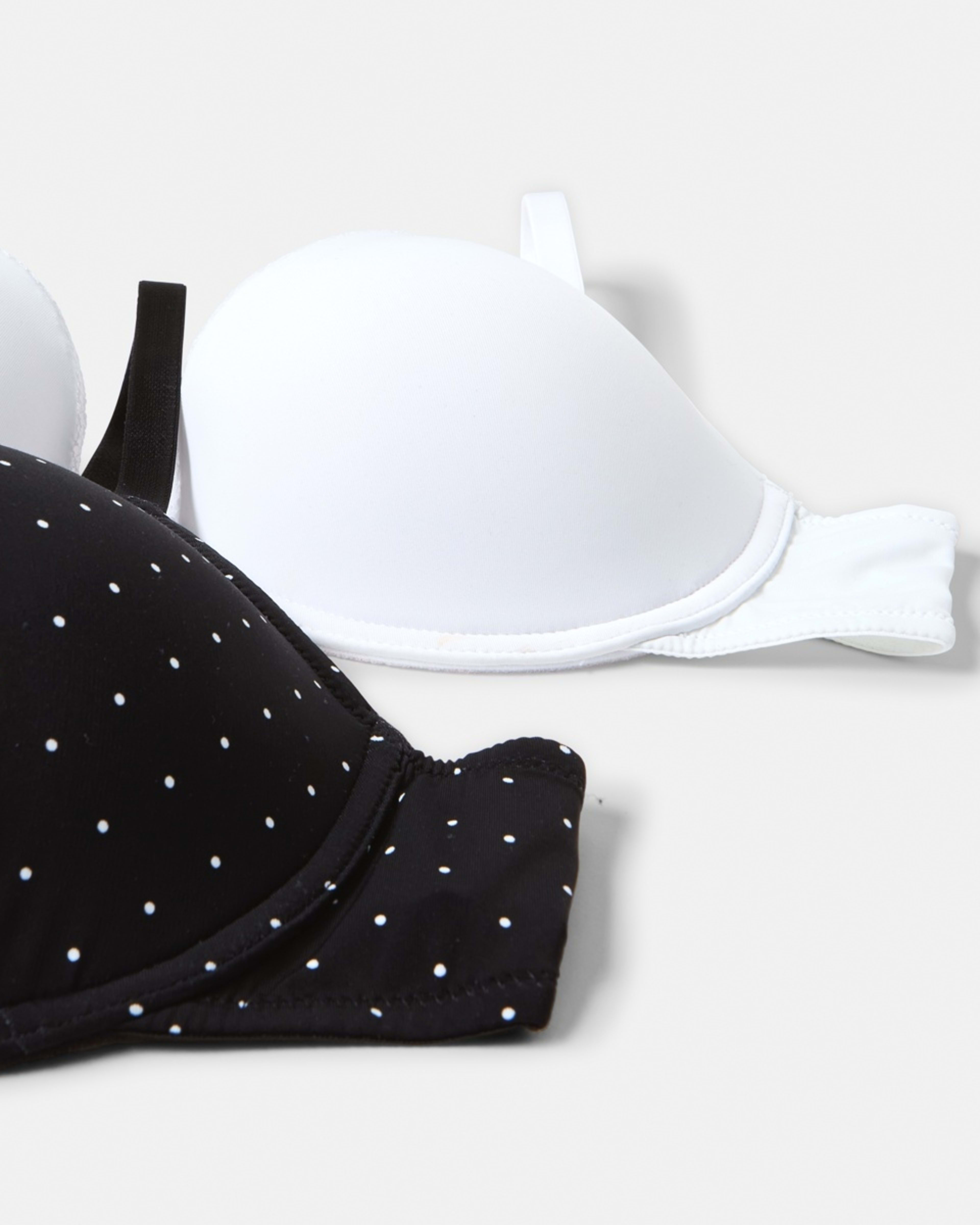 2 2 Pack T-shirt Bra Pin Spt Bk, 2 of 9