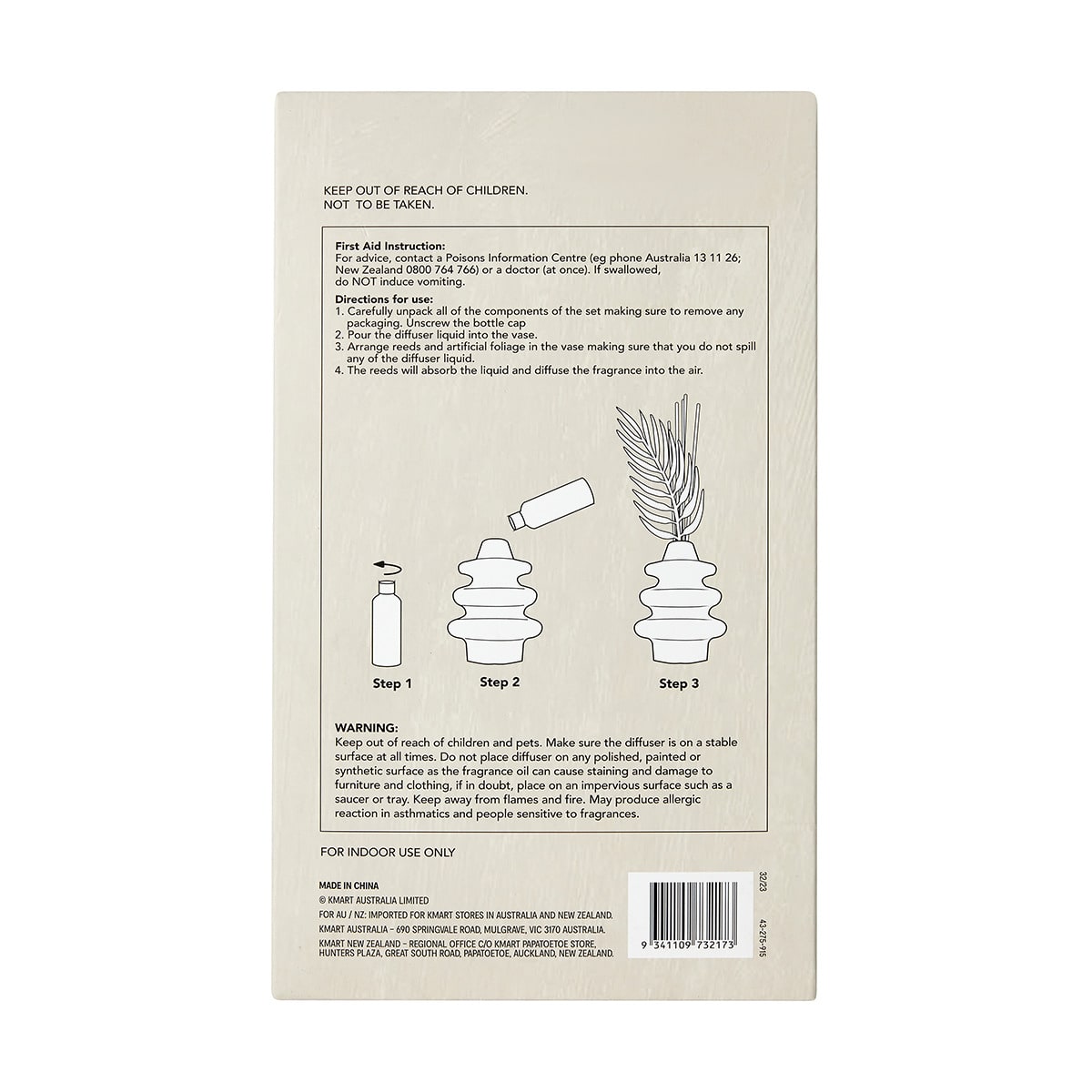 Ceramic Bubble Reed Diffuser 150ml Kmart NZ