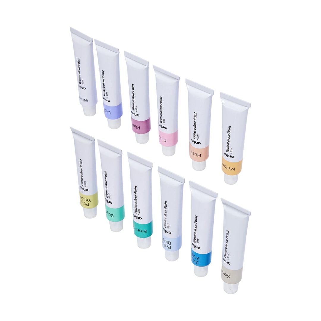 12 Pack Watercolour Paint Set Kmart
