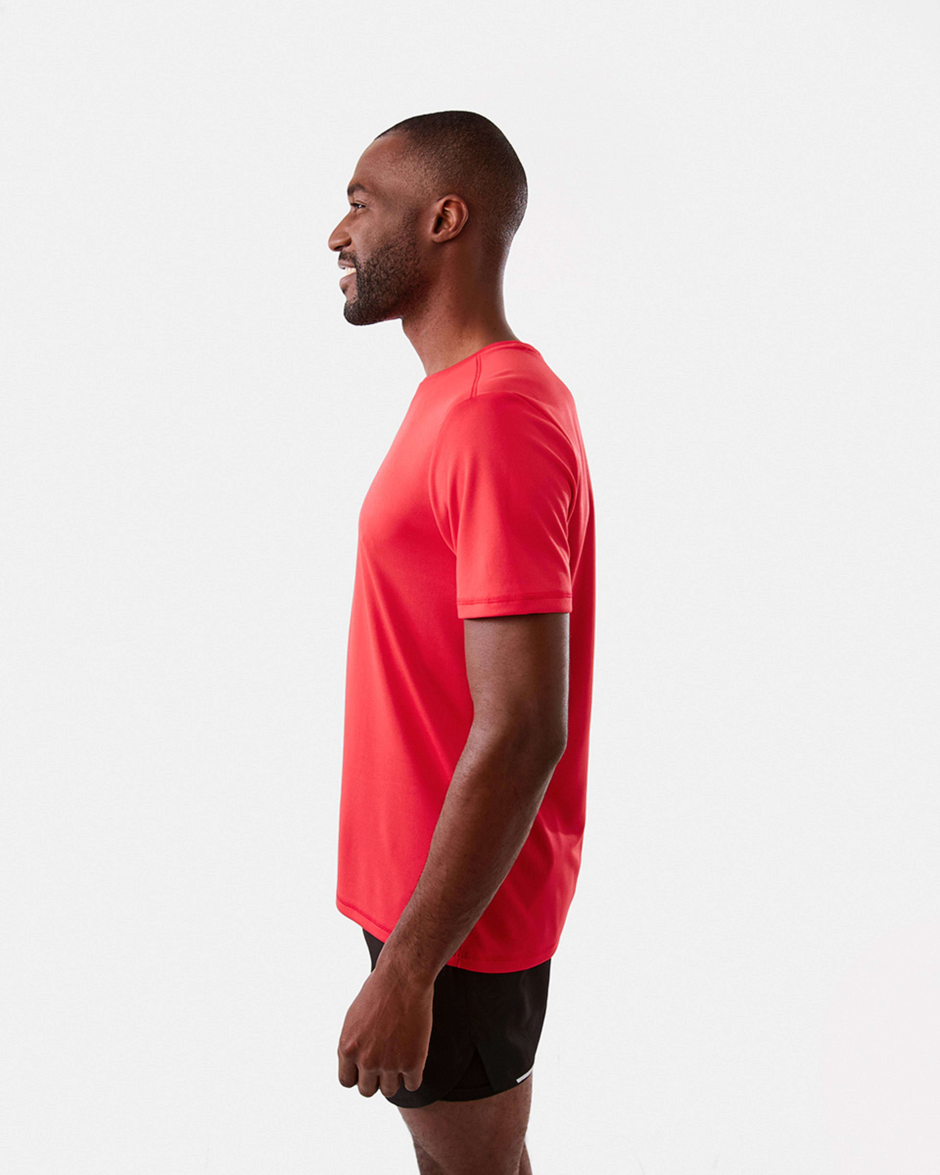 2 Active Mesh T-shirt Neon Red, 2 of 6