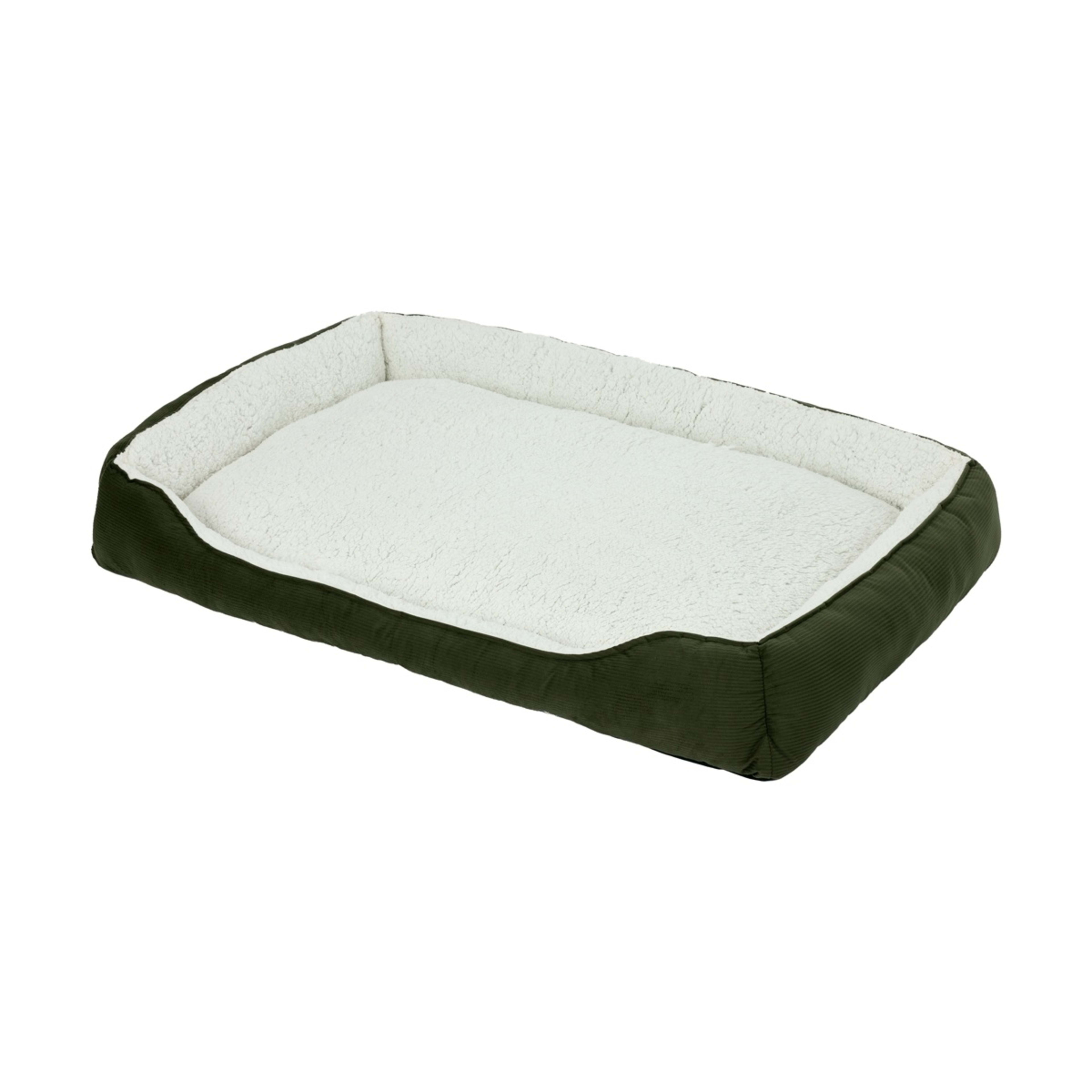 1 Pet Bed Lounge Corduroy - Extra Large, Green, 1 of 8