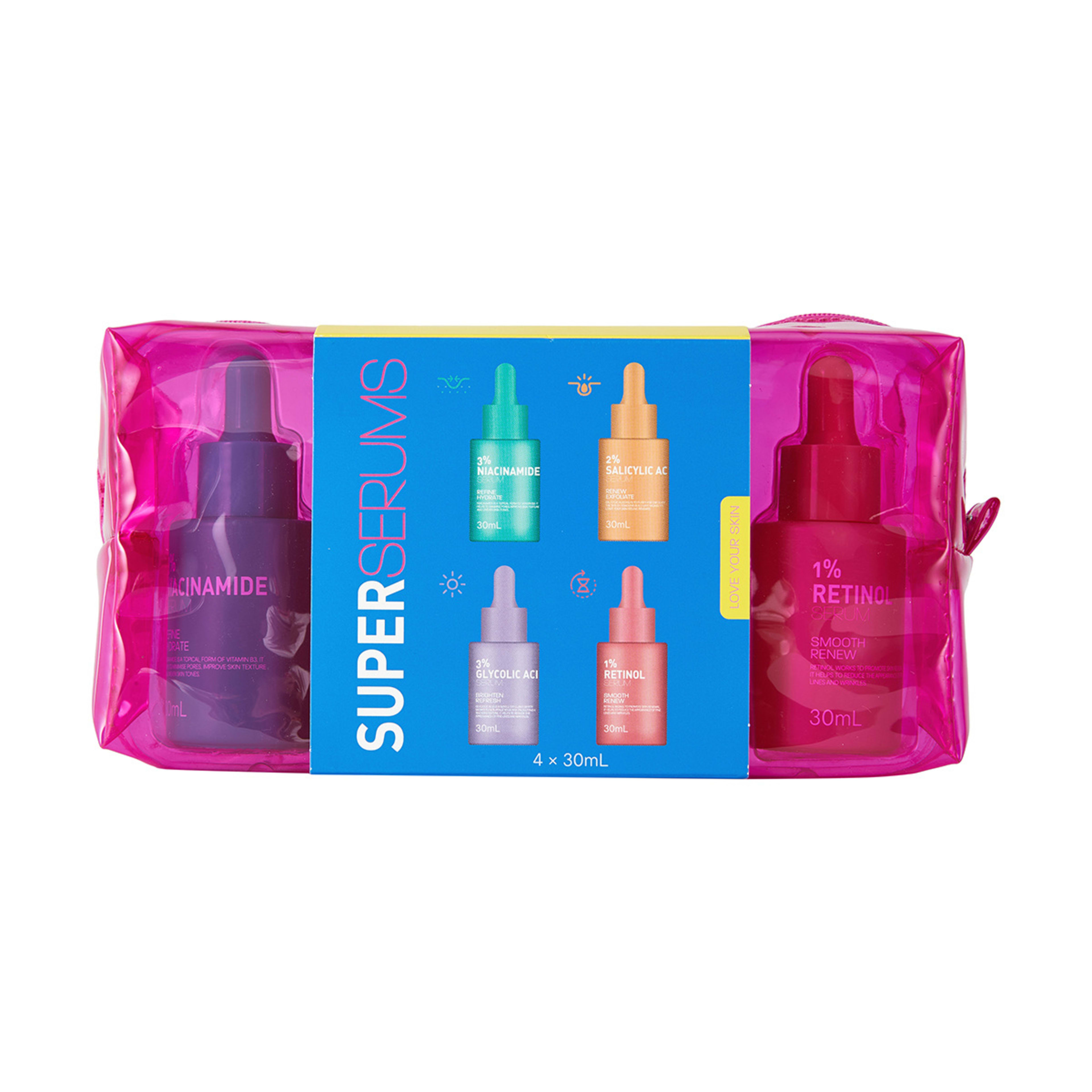 4 Piece Super Serums Kmart