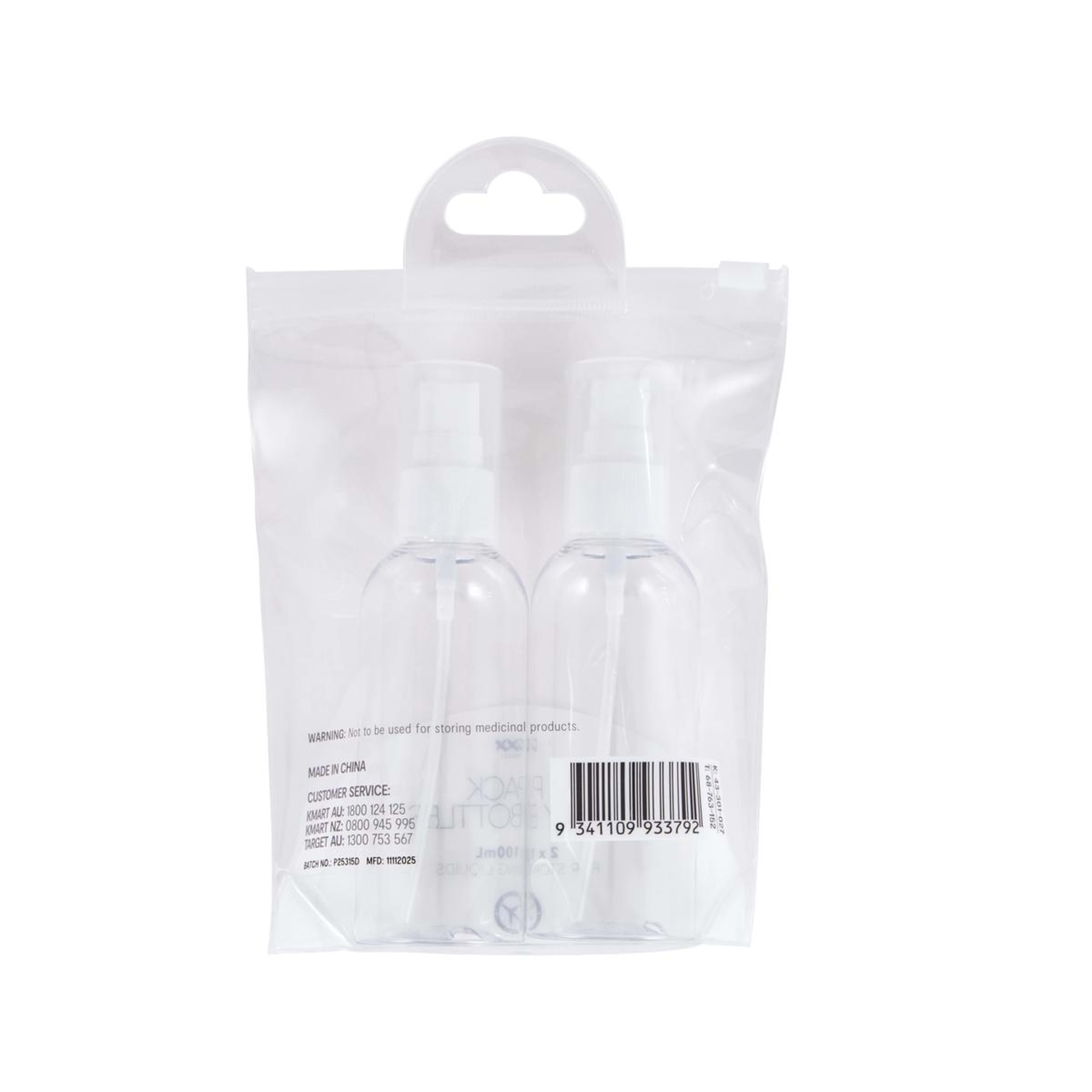 4 2 Pack Travel Solutions Spray Bottles, 4 of 6