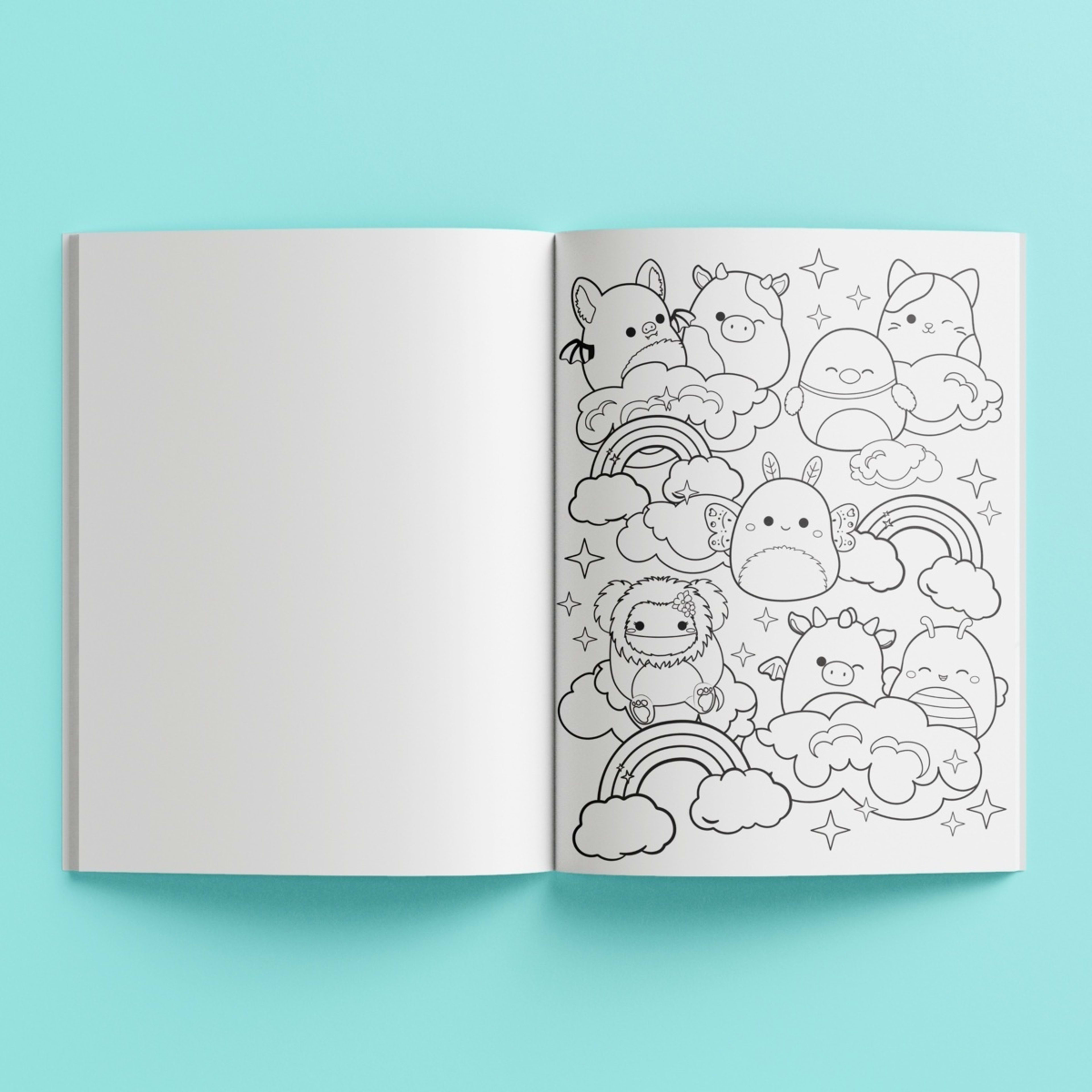 4 Kaleidoscope Colouring Poster Art: Original Squishmallows Mallow Days - Book, 4 of 5