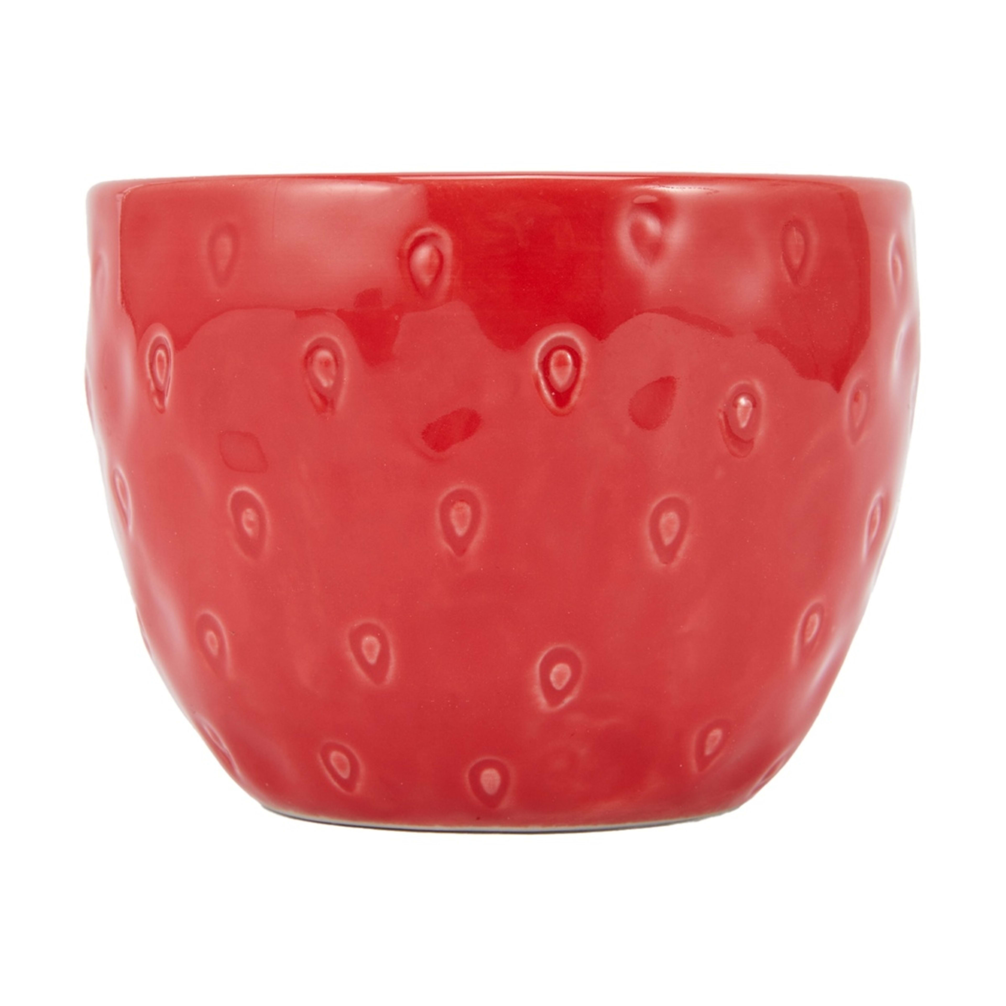 4 Ceramic Strawberry Candle, 4 of 6