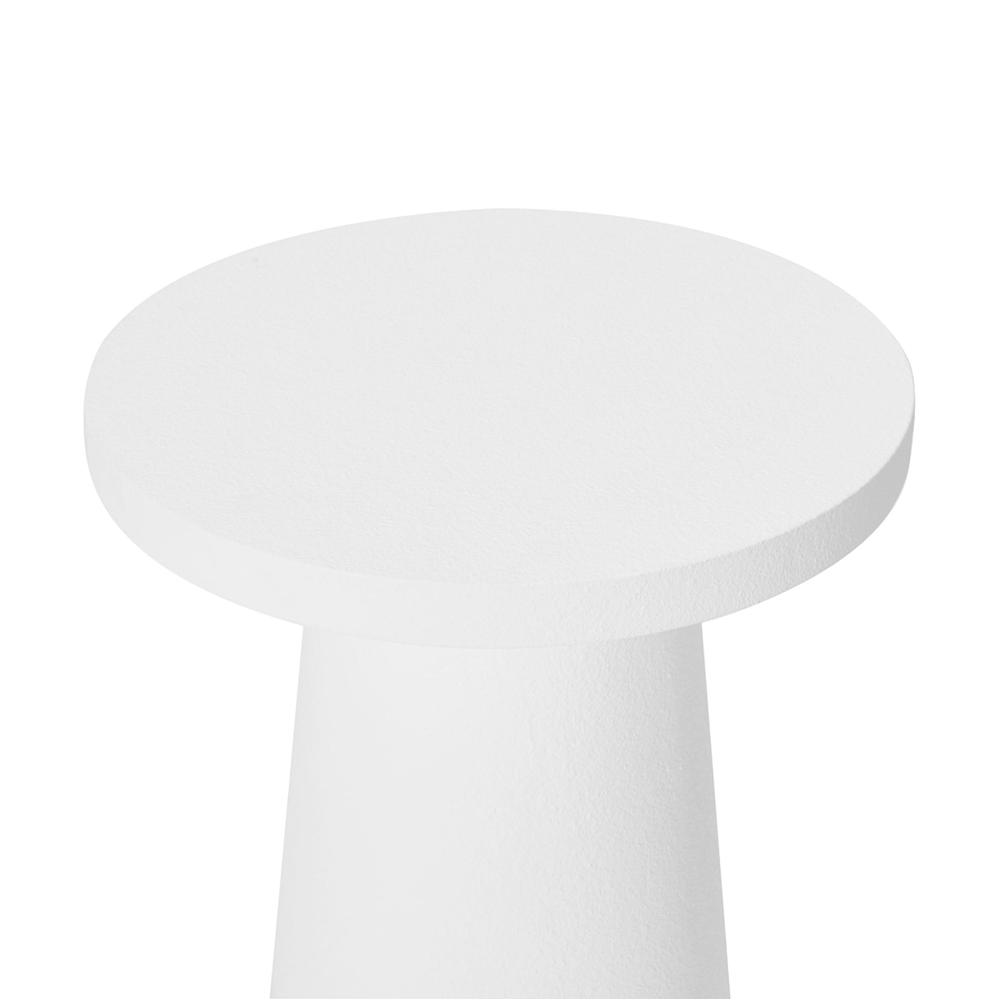 White Textured Side Table Kmart