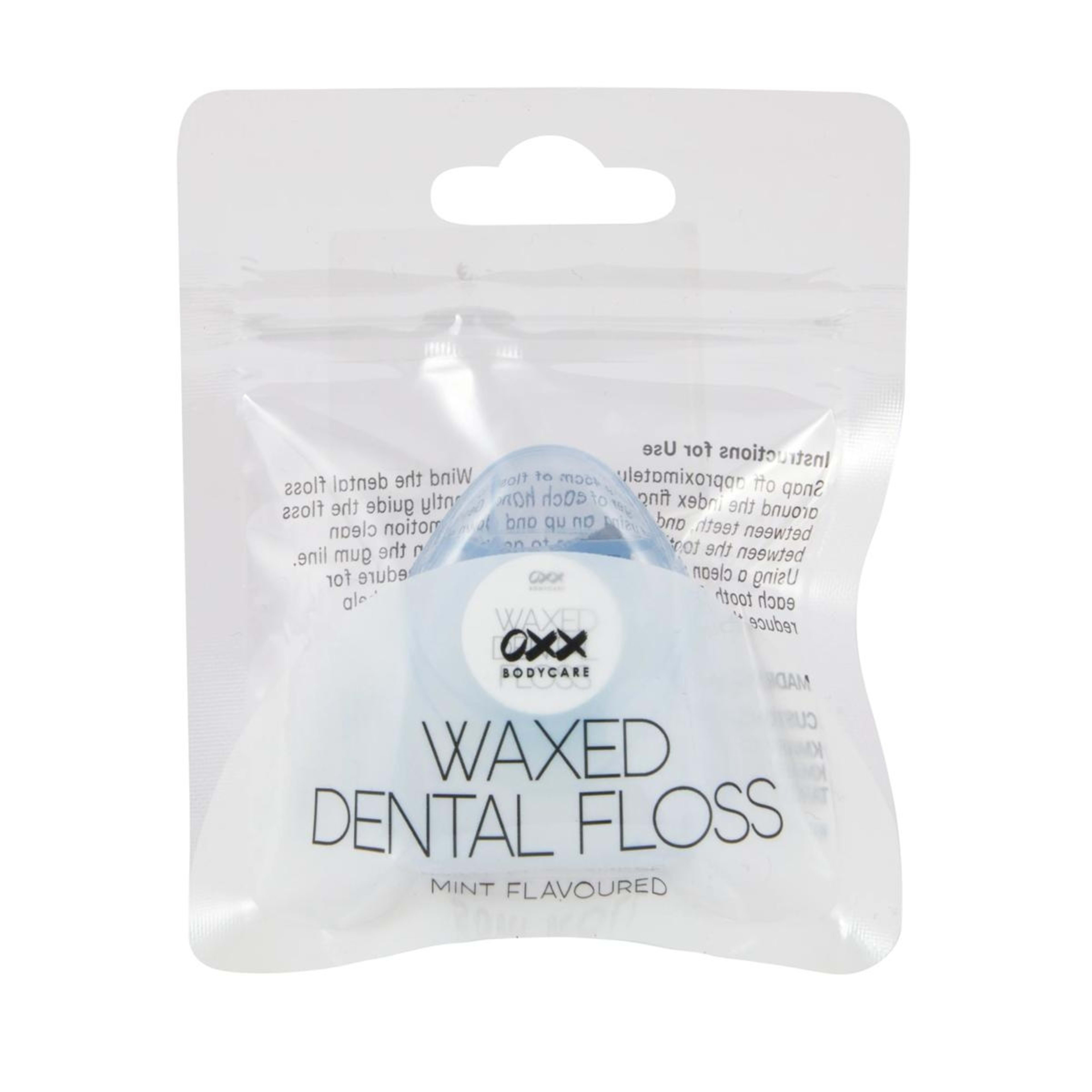1 OXX Bodycare 50m Waxed Dental Floss Roll - Mint Flavoured, 1 of 5