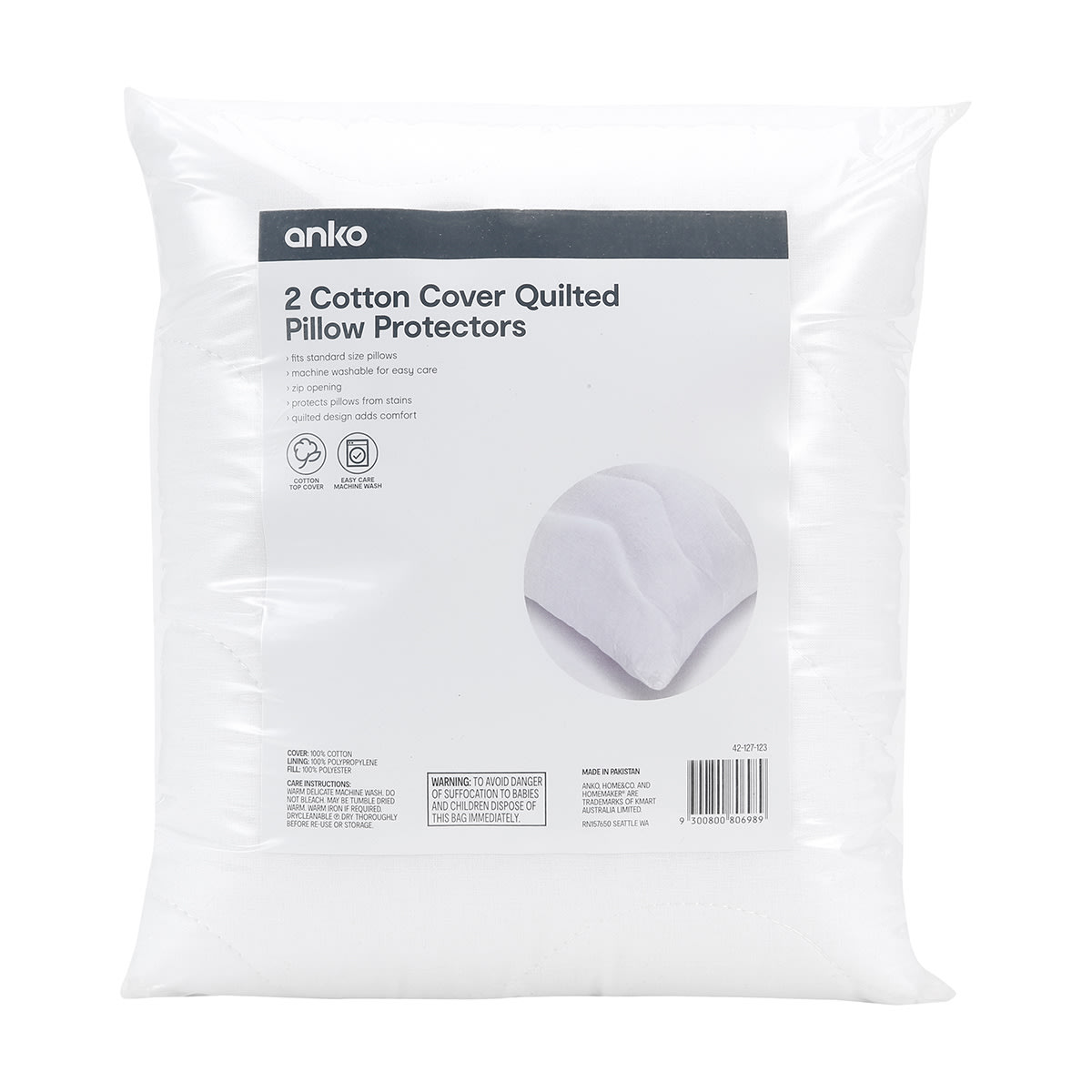 kmart quilted pillow protectors