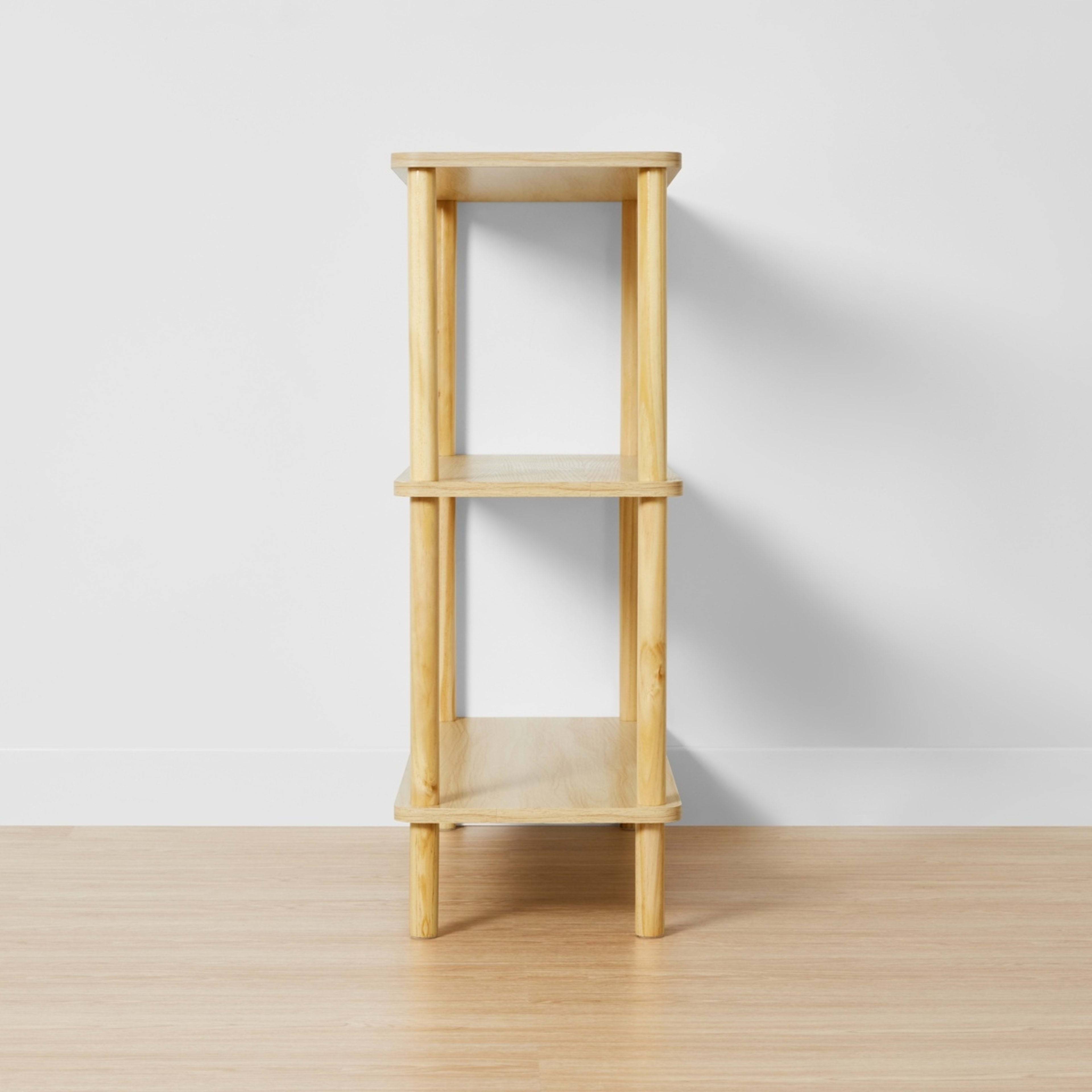 5 Wide Oak Bookshelf, 5 of 10