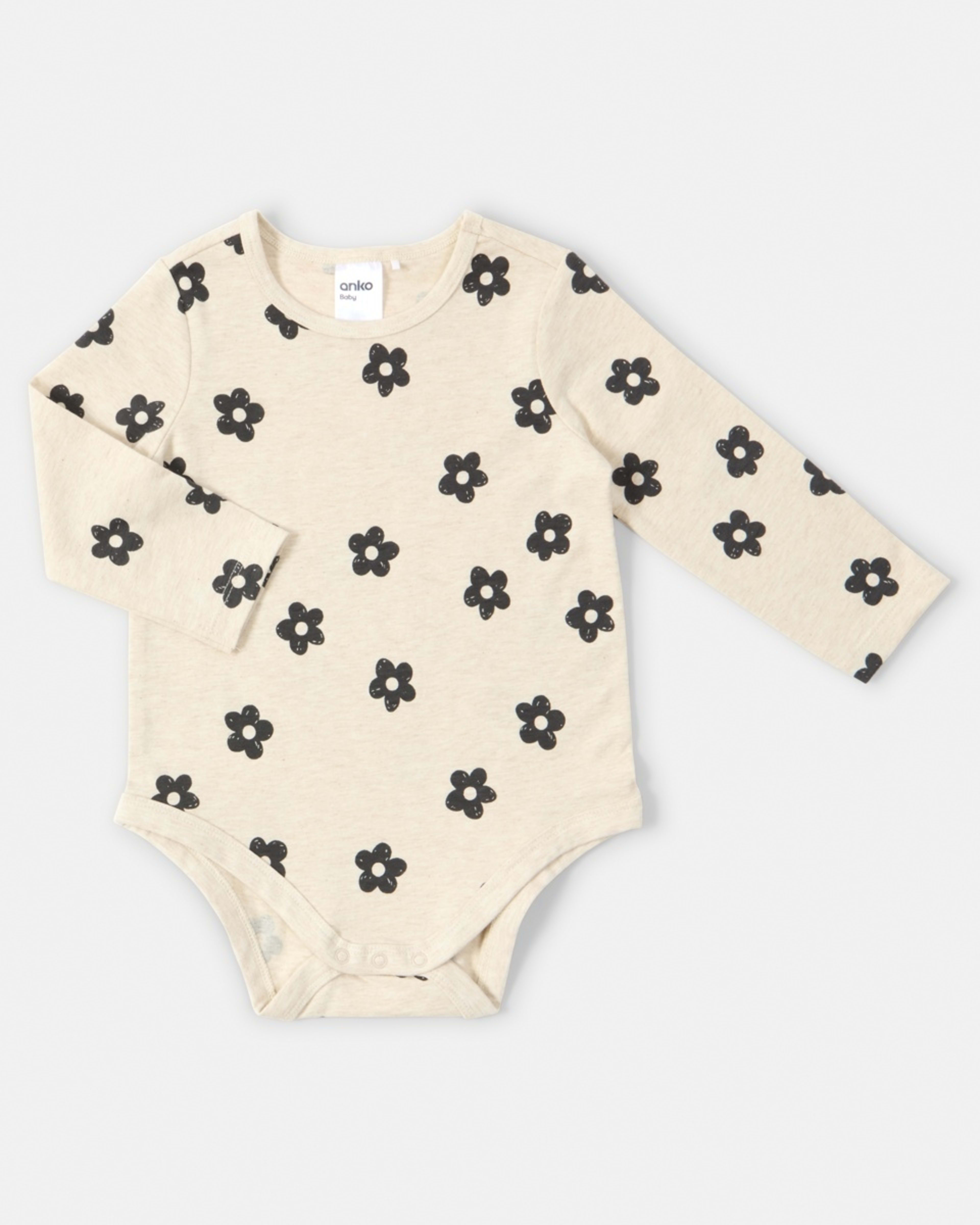 5 3 Pack Bodysuits Bge Floral, 5 of 8