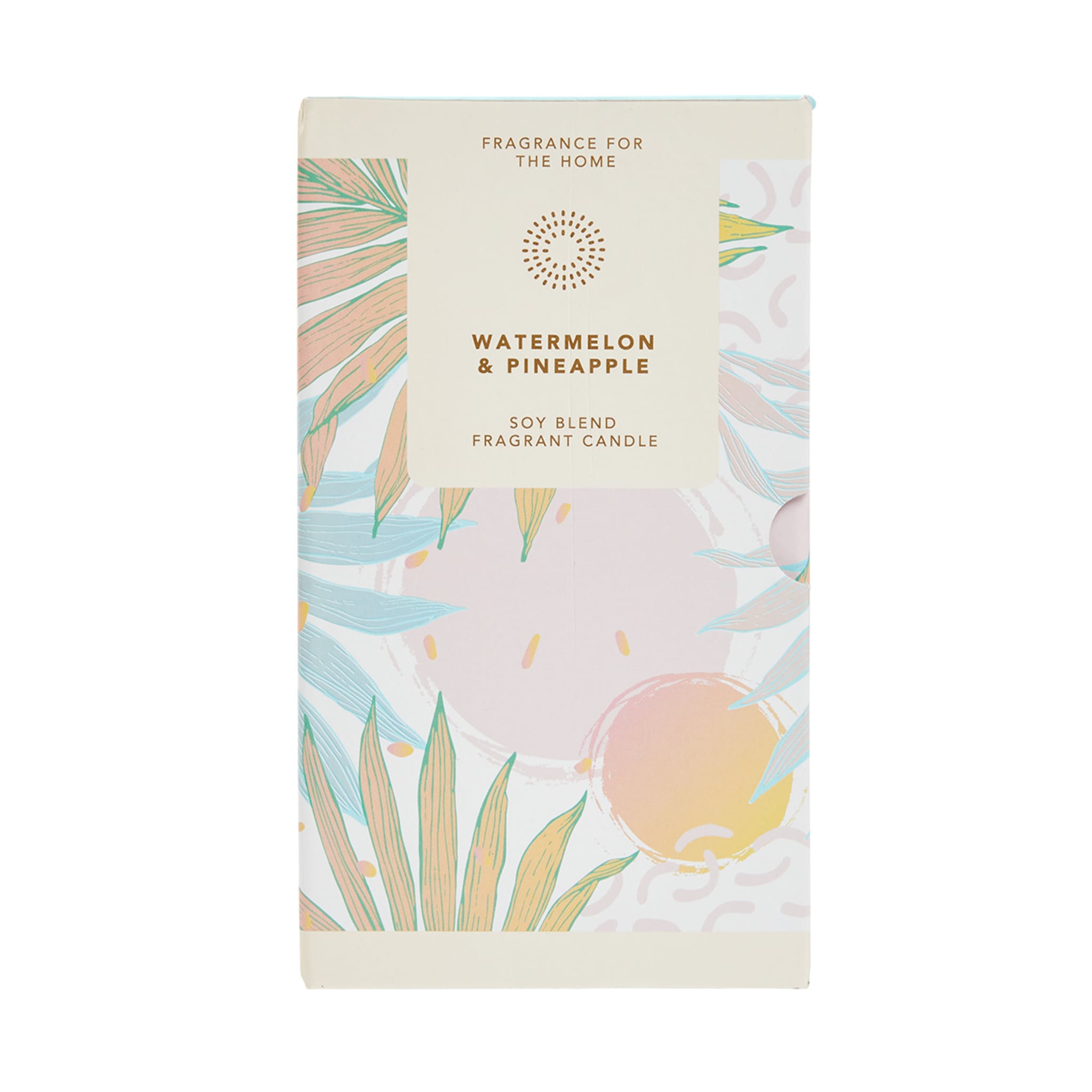 Tropical Oasis Jar Fragrant Candle Kmart