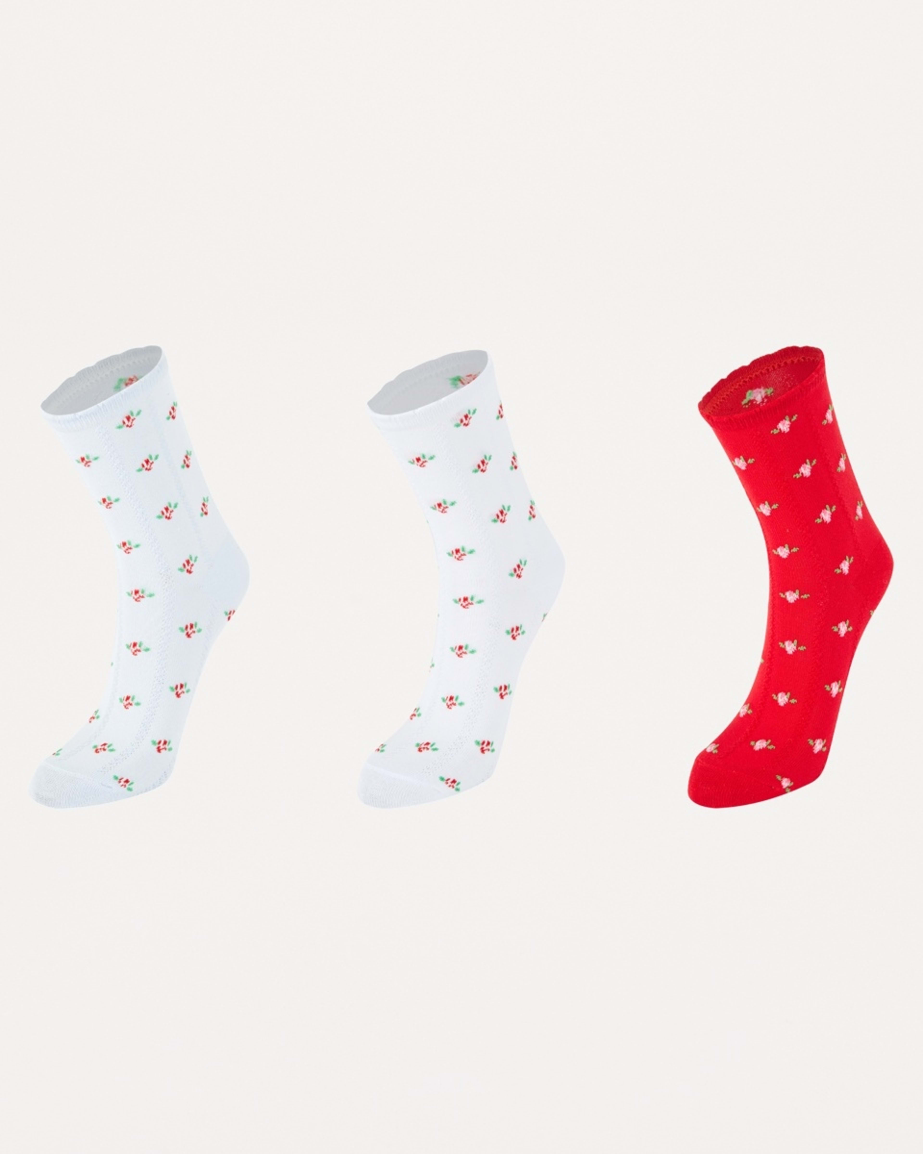 1 3 Pack Pointelle Quarter Crew Socks BLUE POINTELLE