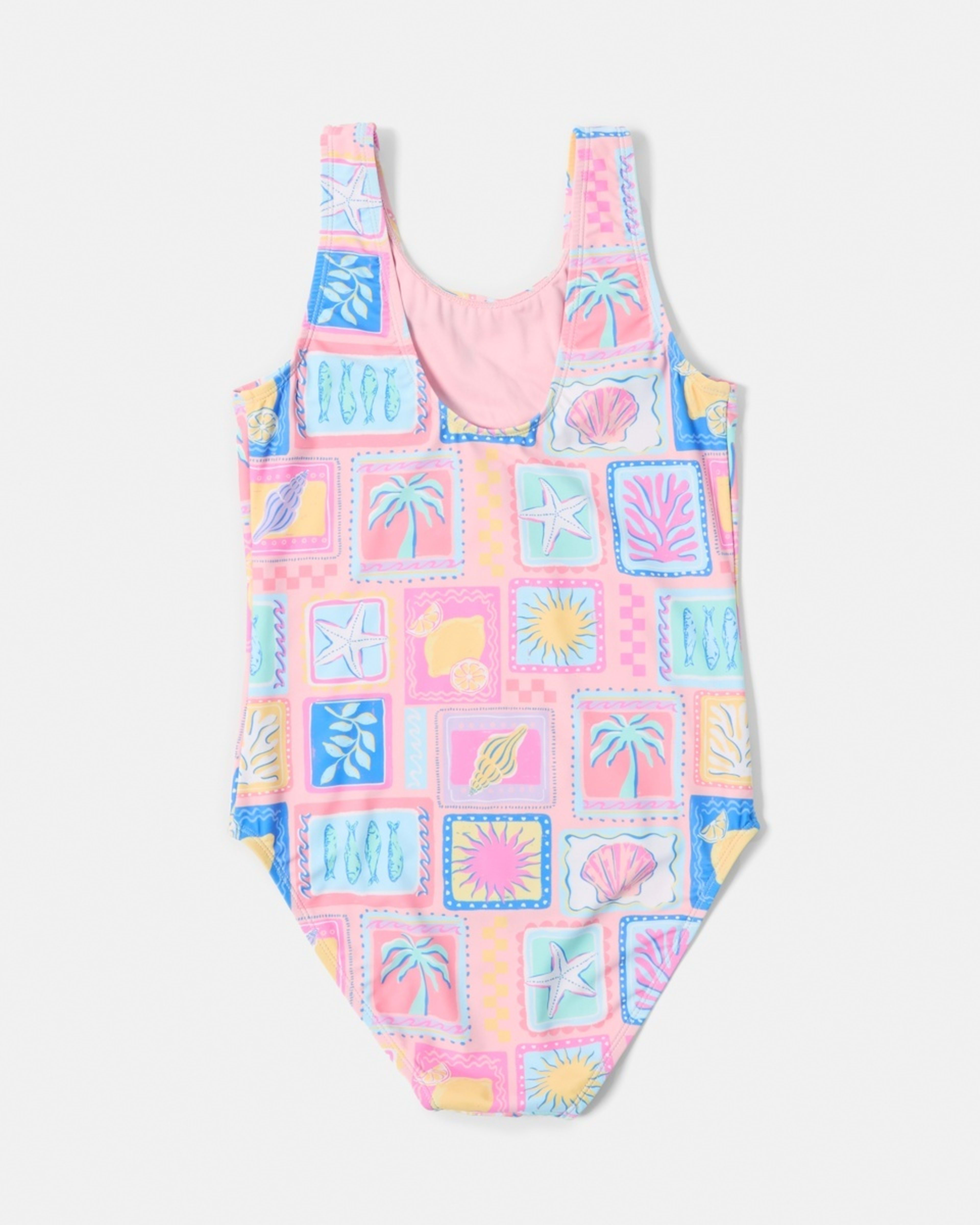 6 One Piece Print Bather COASTAL CHARM BLUSHING ROSE, 6 of 7