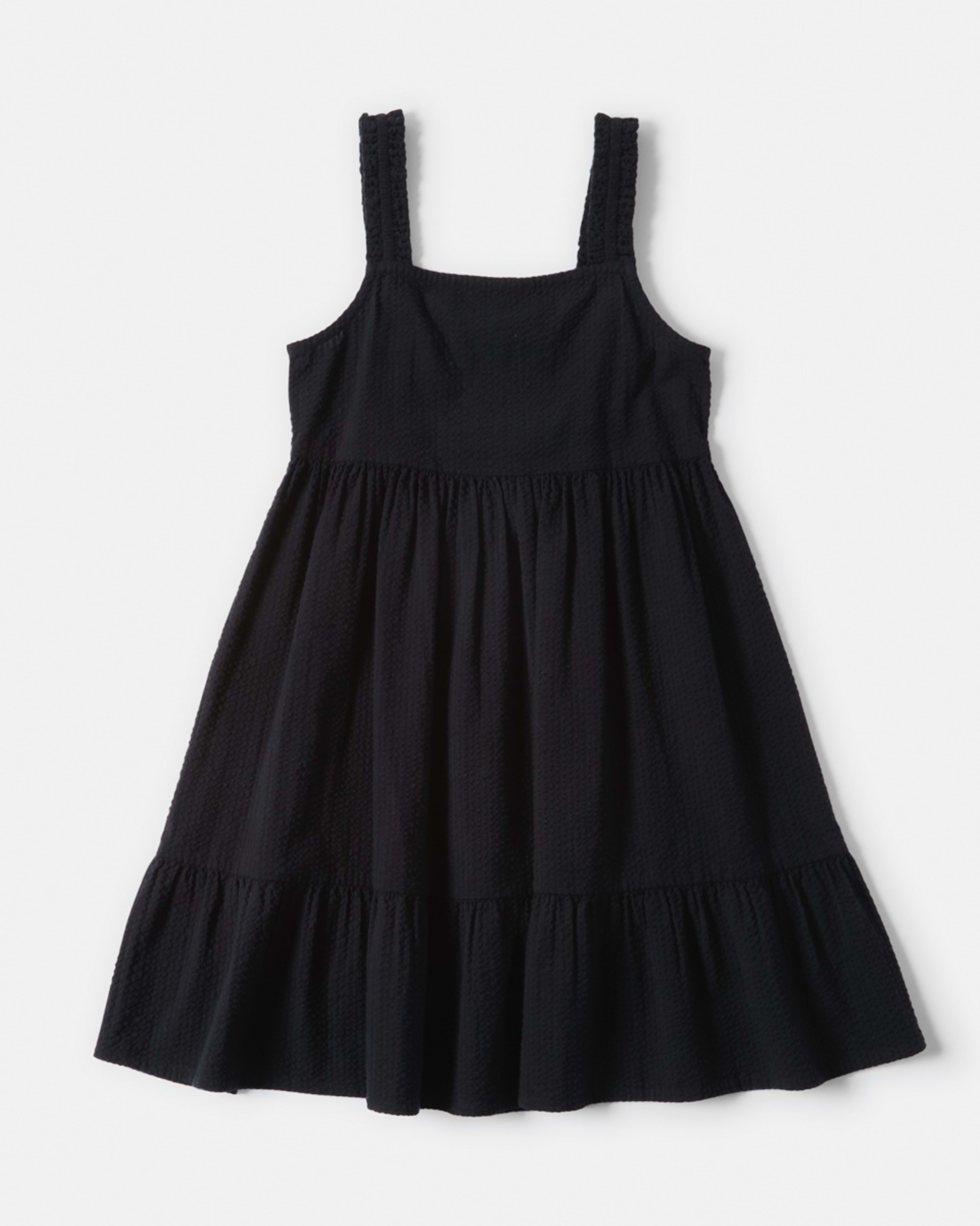 9 Cut Out Frill Dress Black, 9 of 10