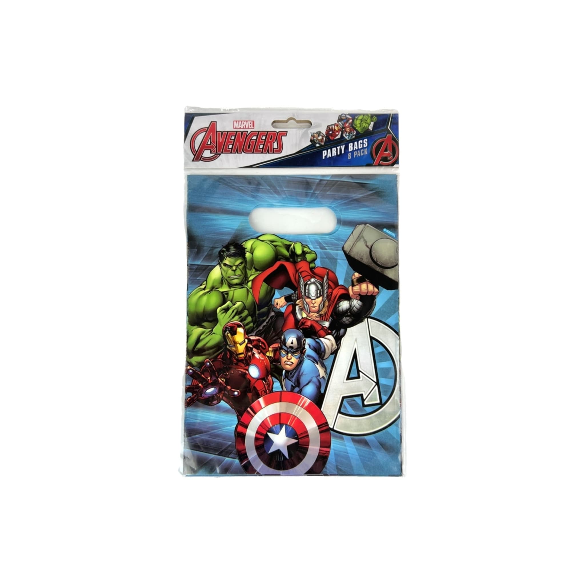 8 Pack Marvel Avengers Party Bags Kmart