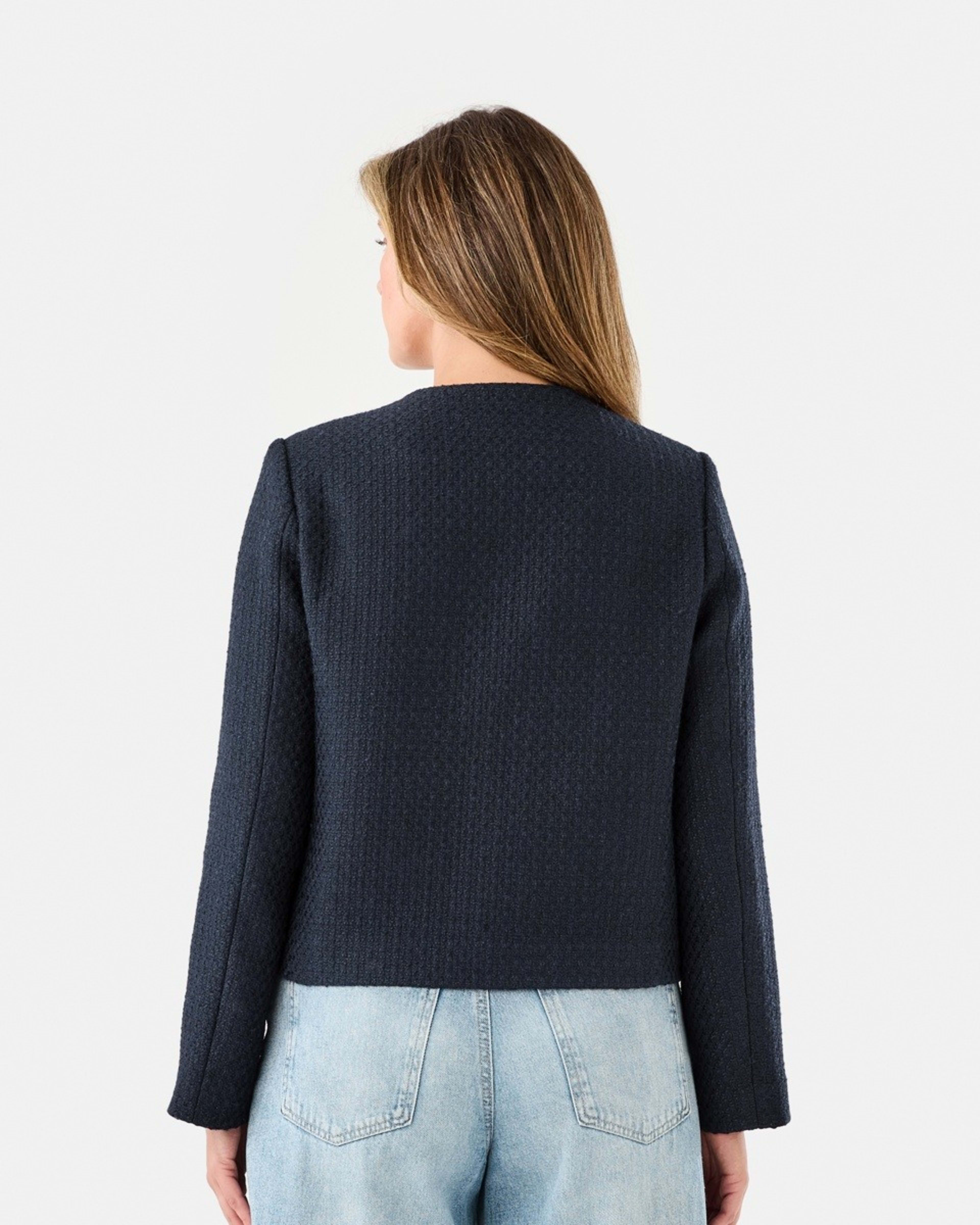 4 Boucle Jacket Navy Blaze, 4 of 7