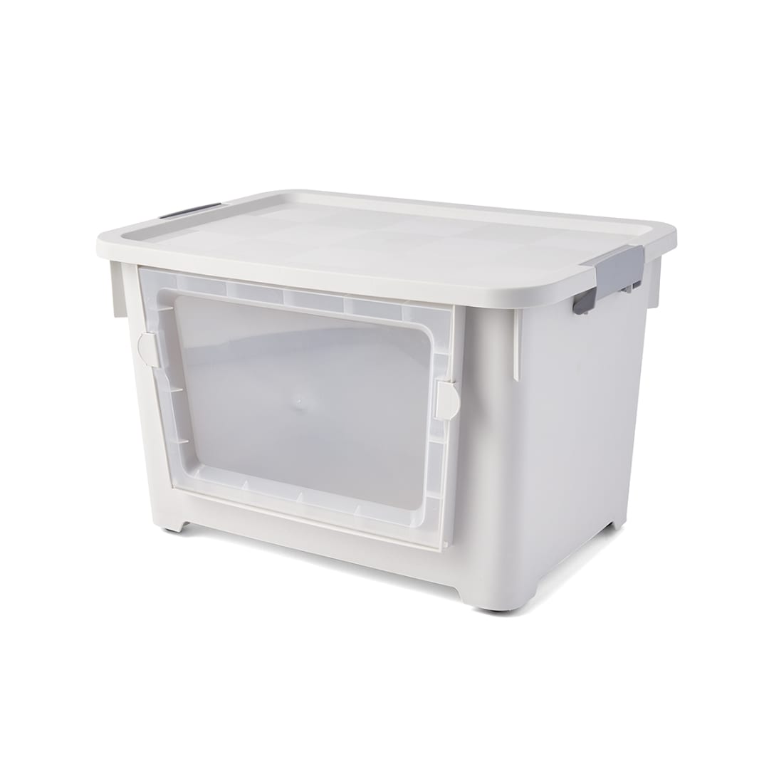 Front Opening Storage Tub Medium Kmart