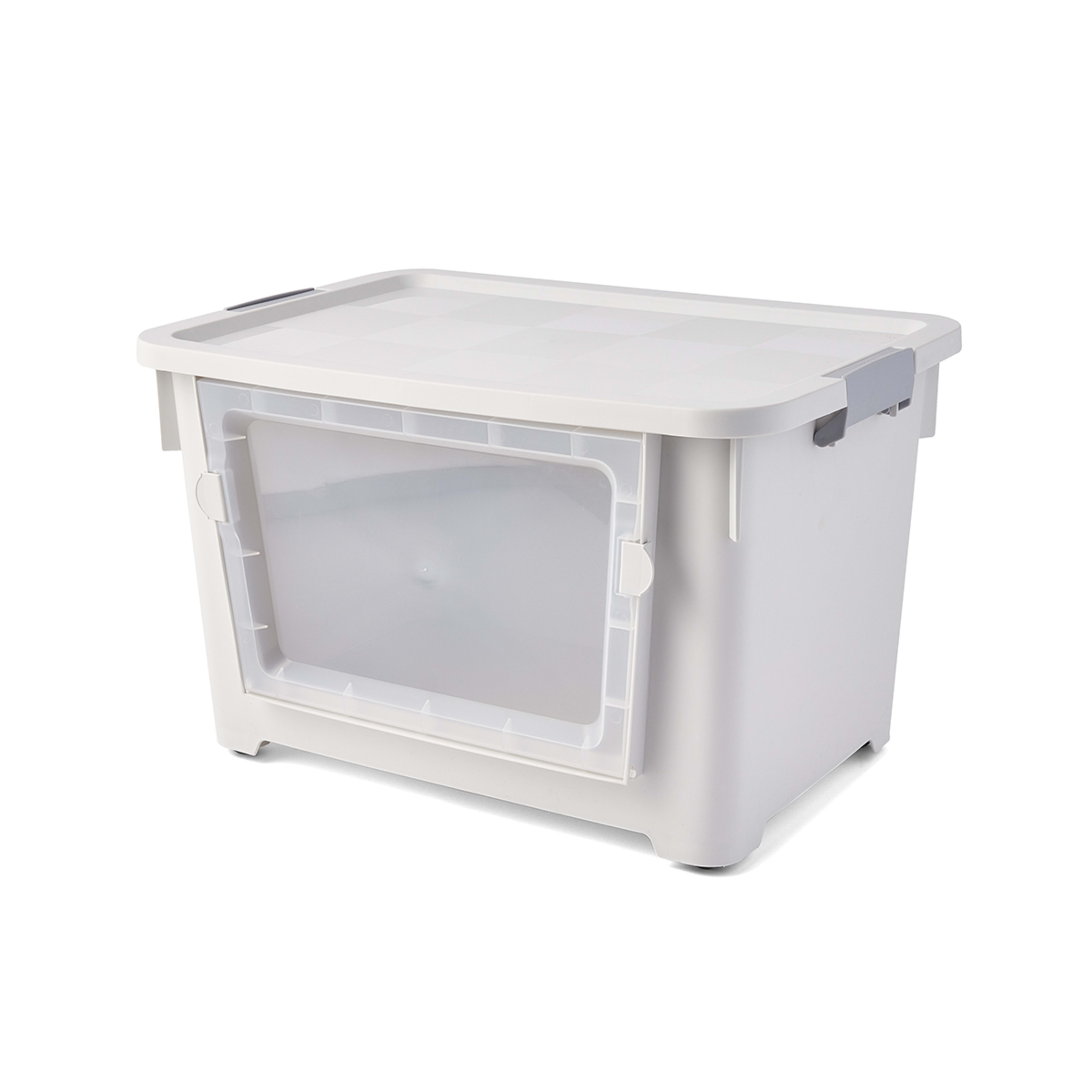 Front Opening Storage Tub Medium Kmart