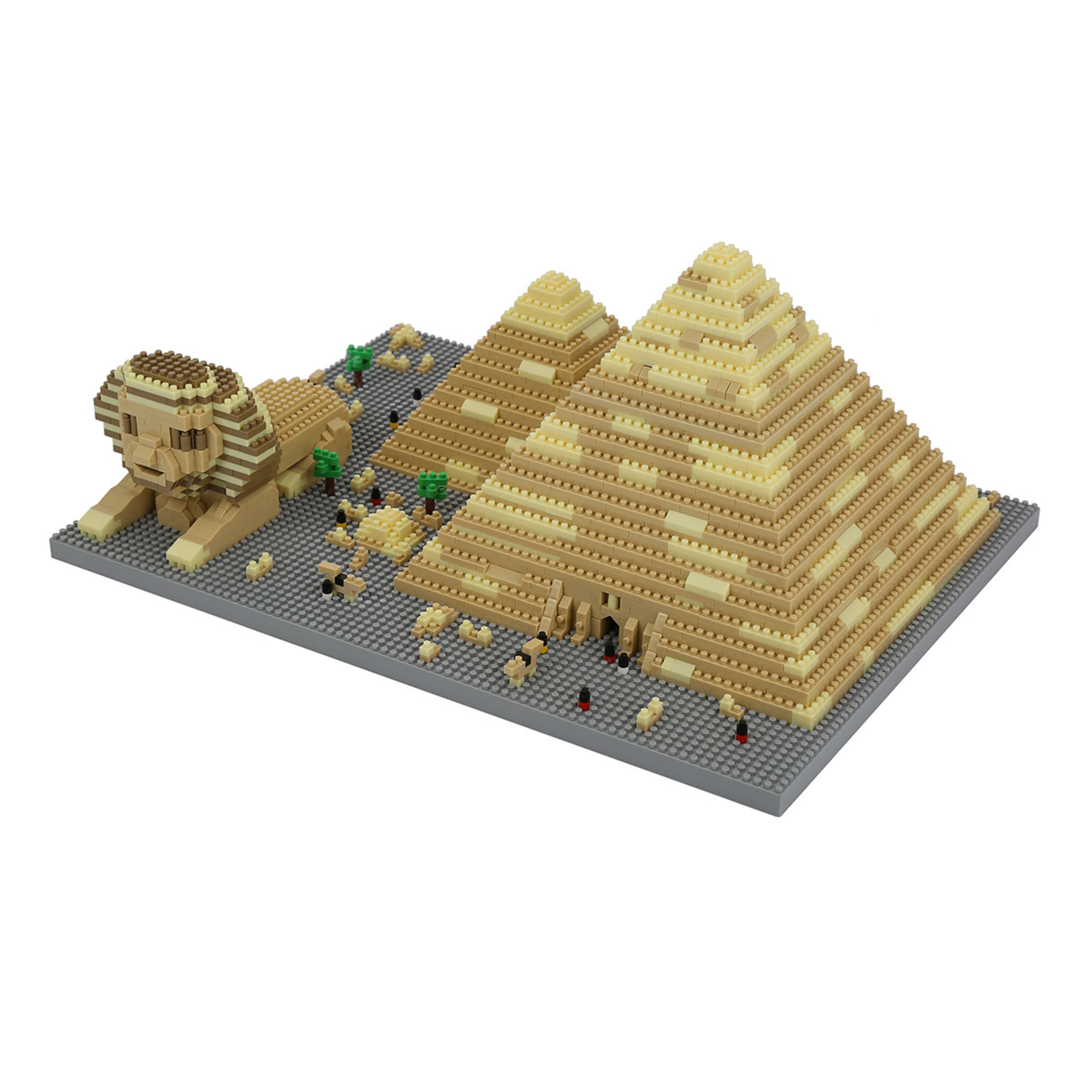 5 2155 Piece Mini Blocks Building Series: Sphinx Pyramid, 5 of 10