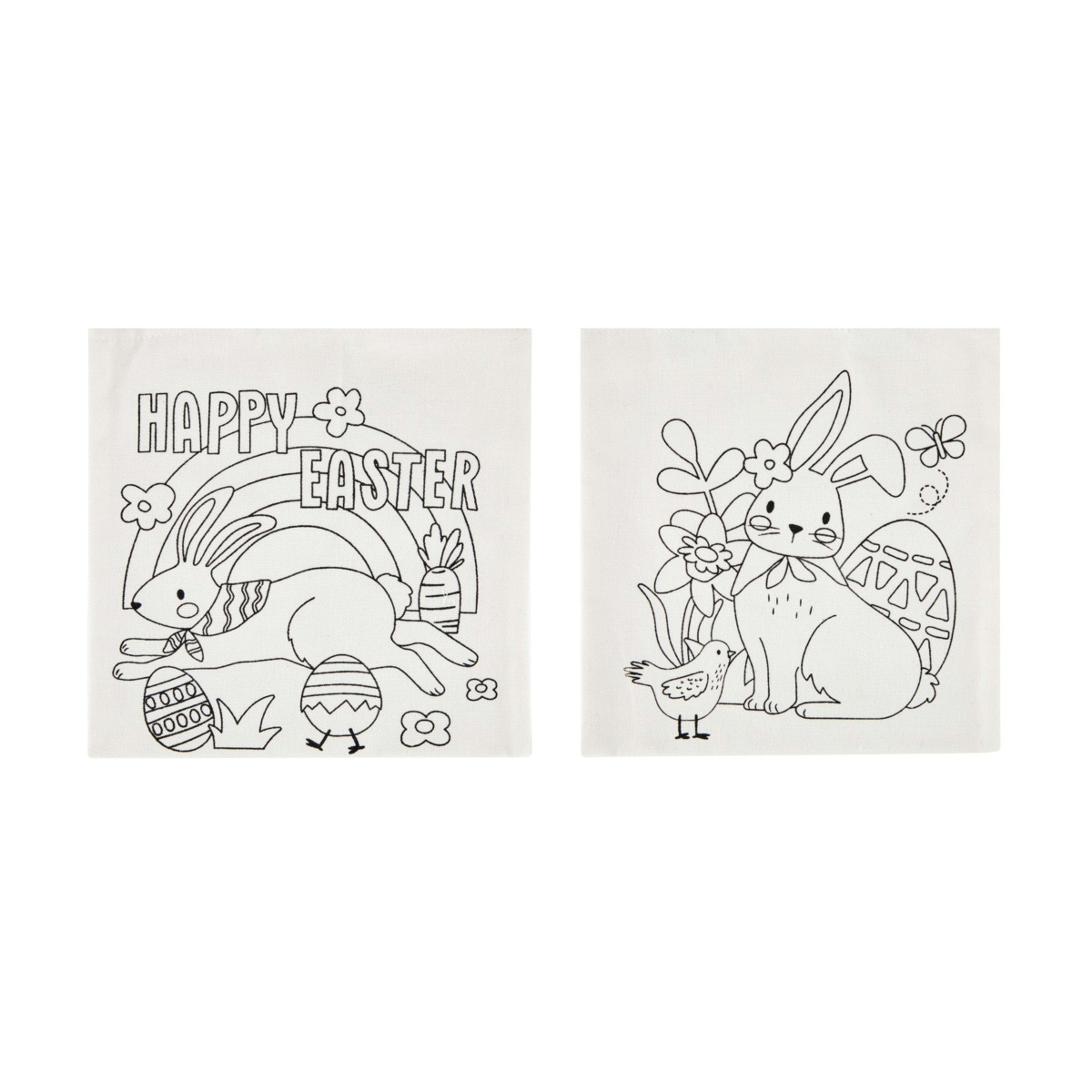 3 Colour Your Own Easter Tote Bag - Assorted, 3 of 3
