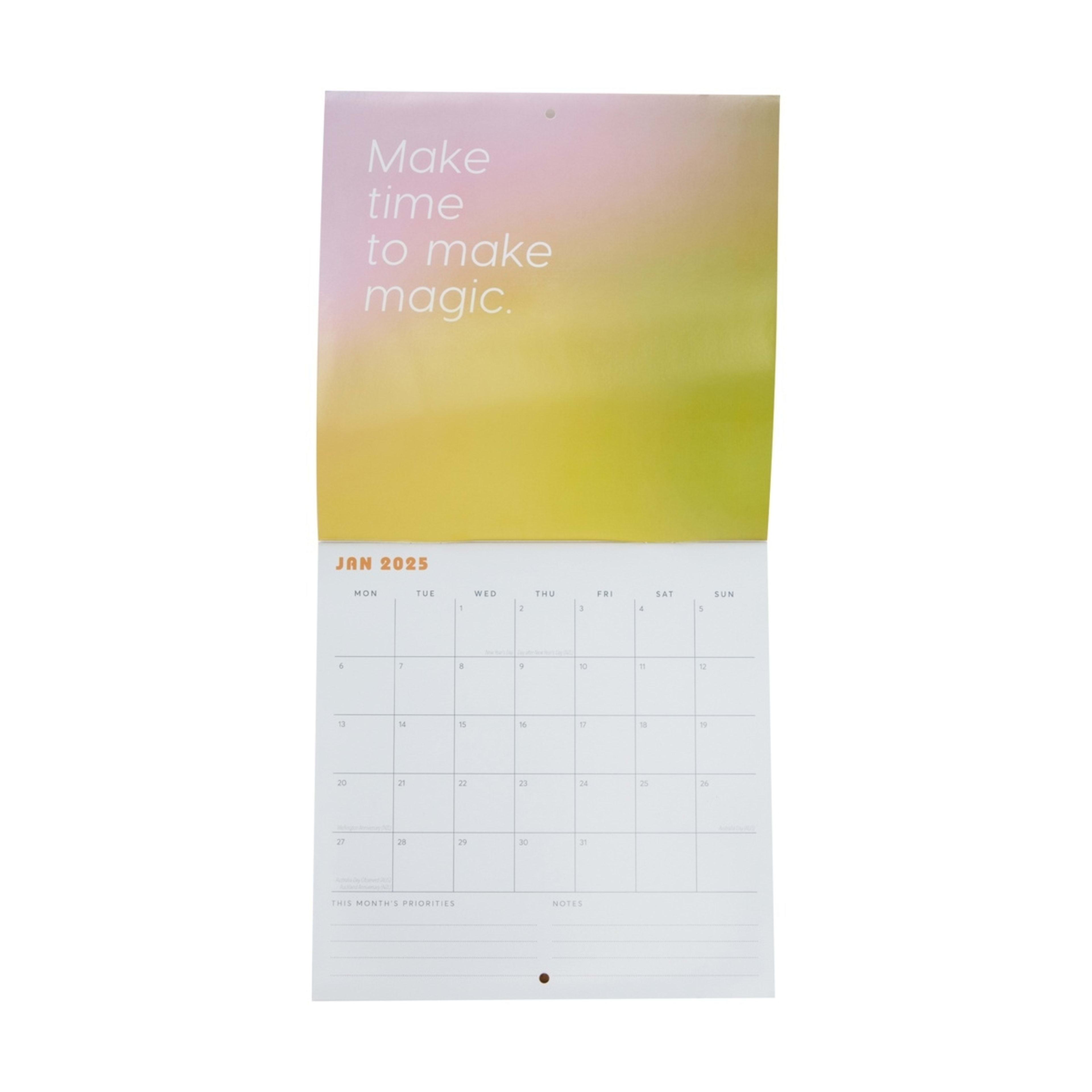 2 2025 Wall Calendar, 2 of 6