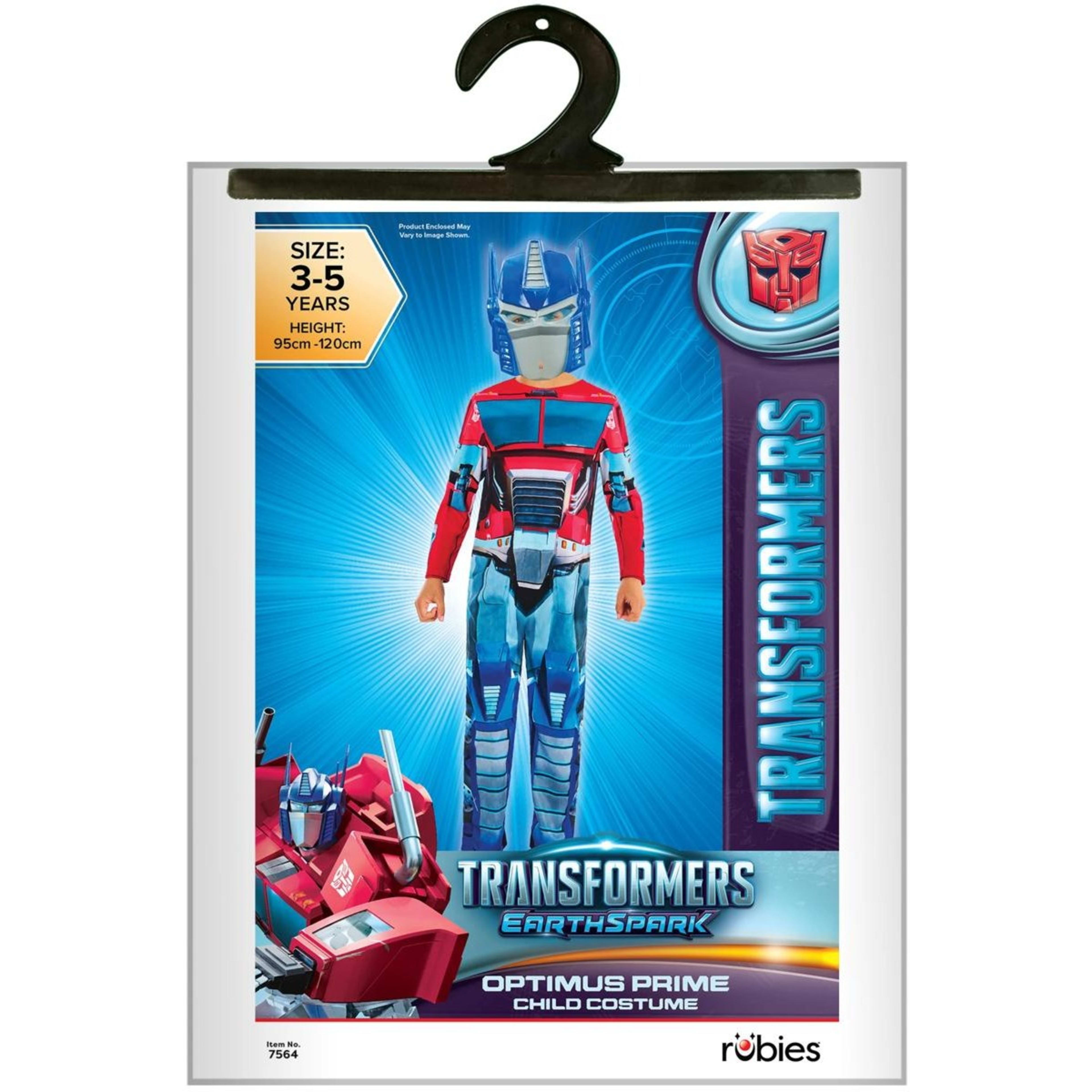 1 2 Piece Transformers Earthspark Optimus Prime Child Costume - 3-5 years, 1 of 4