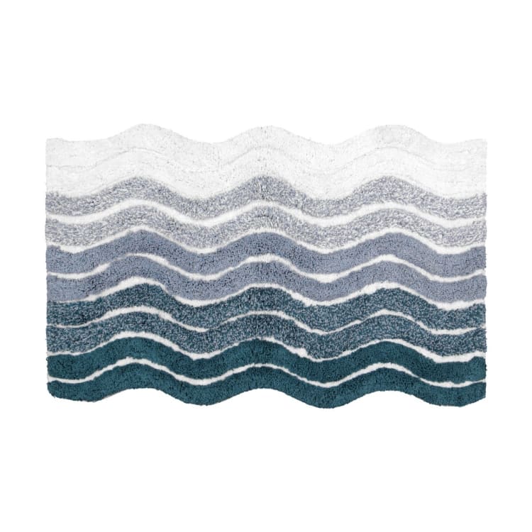 Blue Waves Bath Mat - Kmart