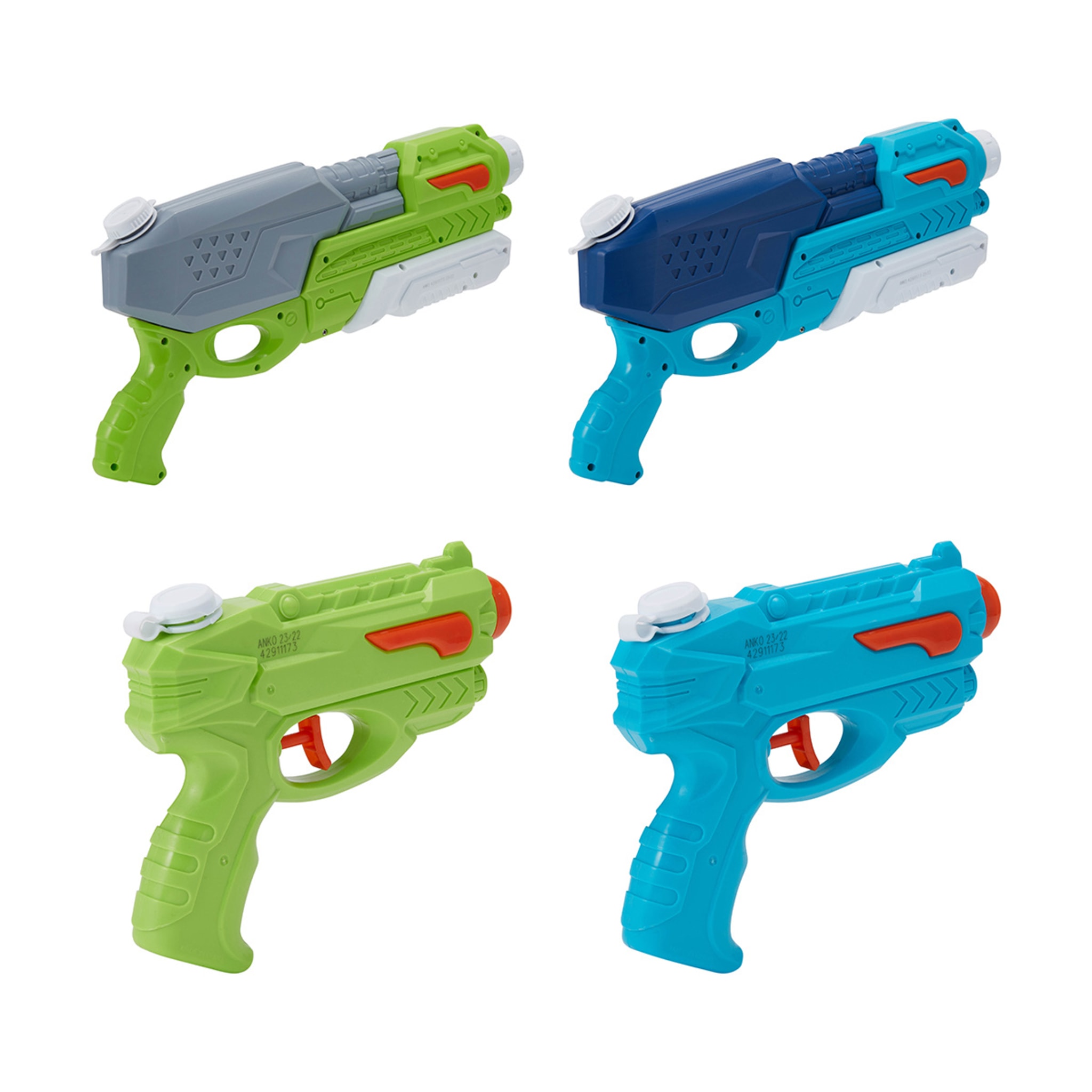 4 Pack Water Guns - Kmart