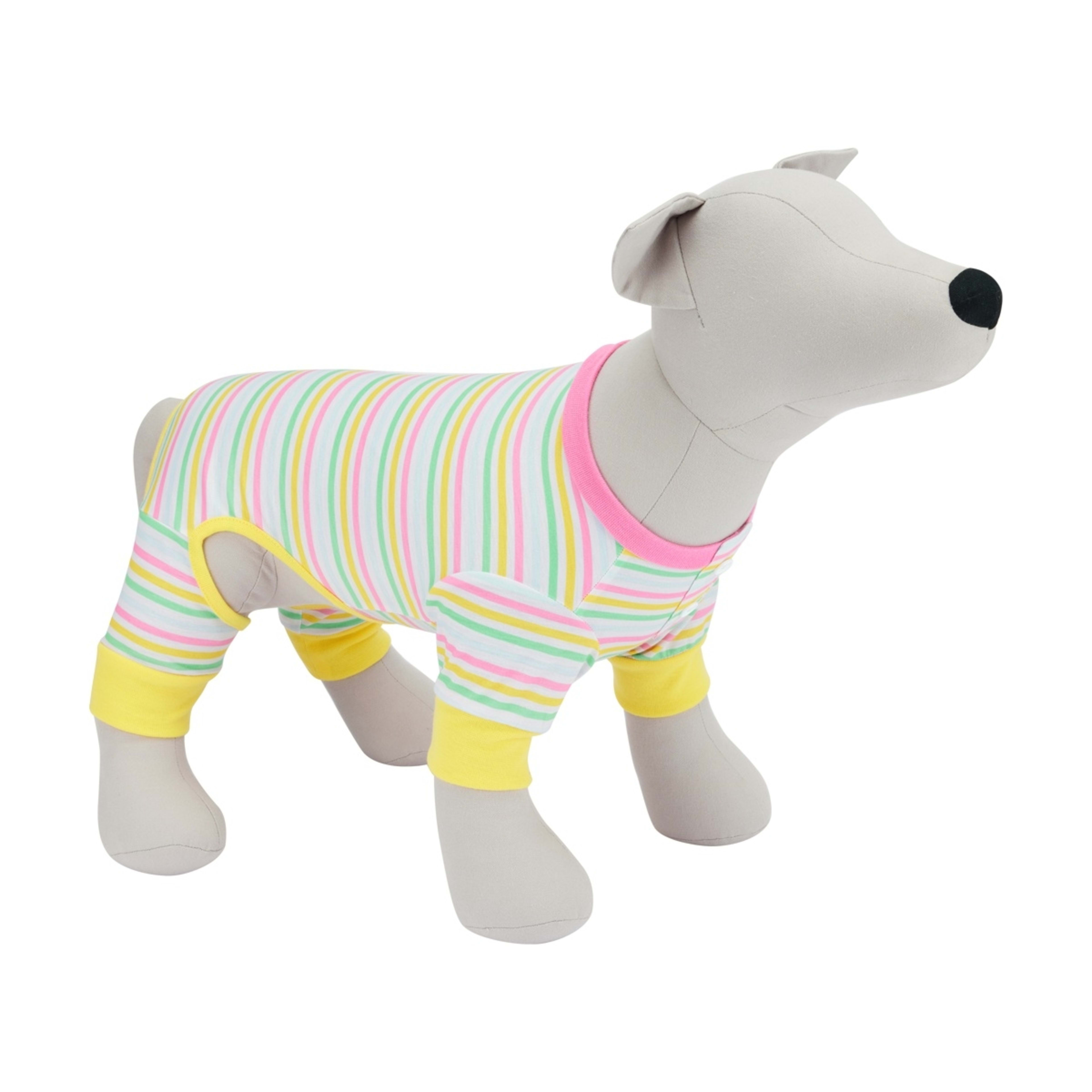 1 Pet Pyjamas Stripe - Large, Pink