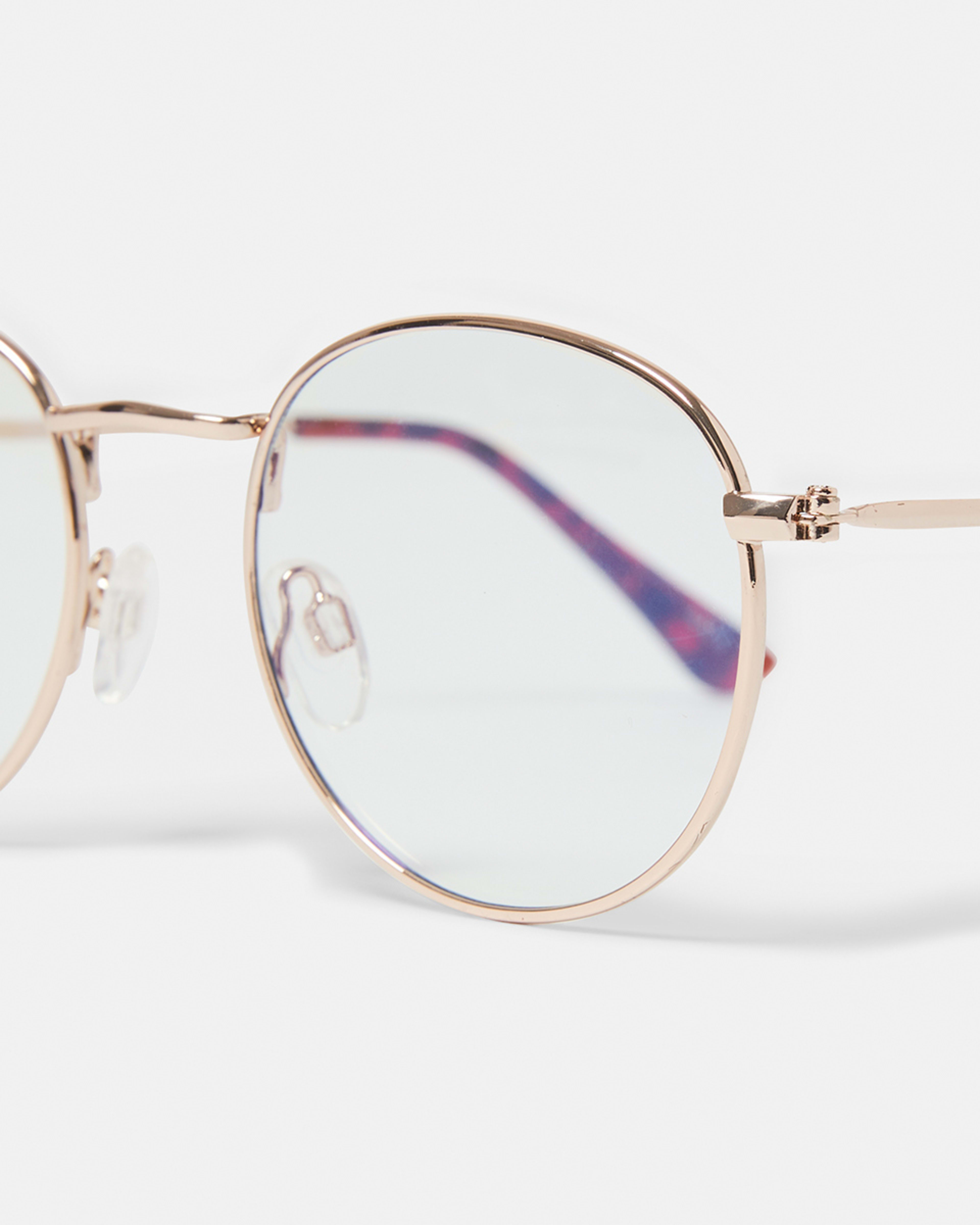 Classic Round Blue Light Glasses Kmart