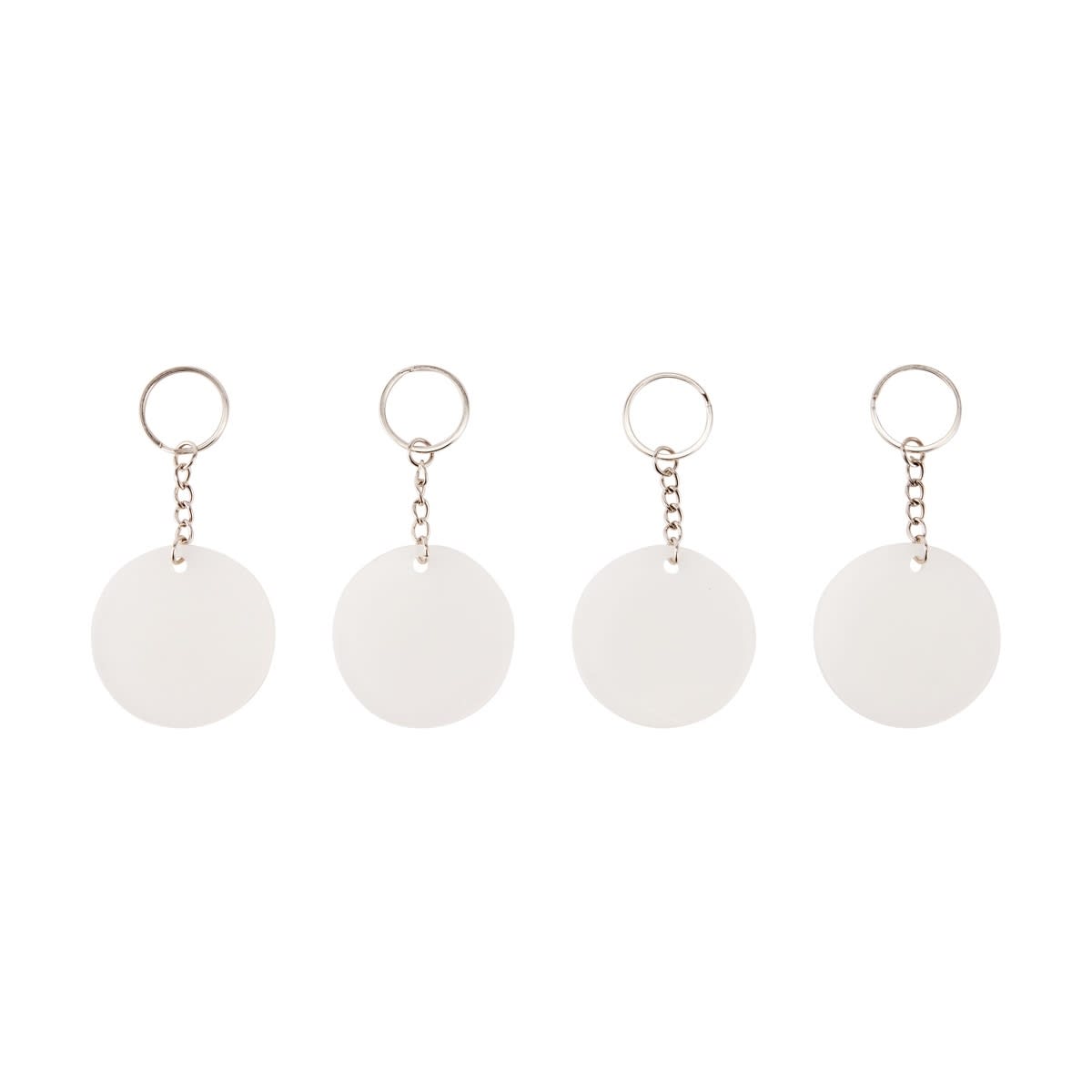 4 Pack Acrylic Keyrings Kmart