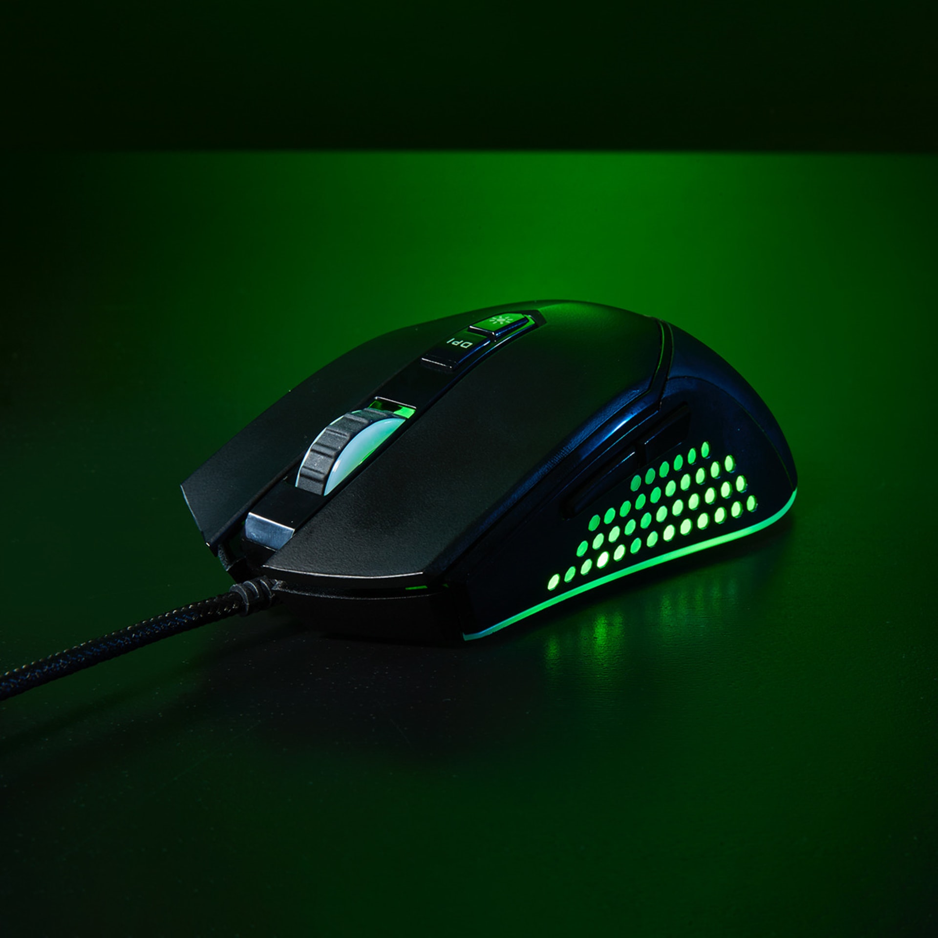Gaming Mouse RGB Programmable Black Kmart