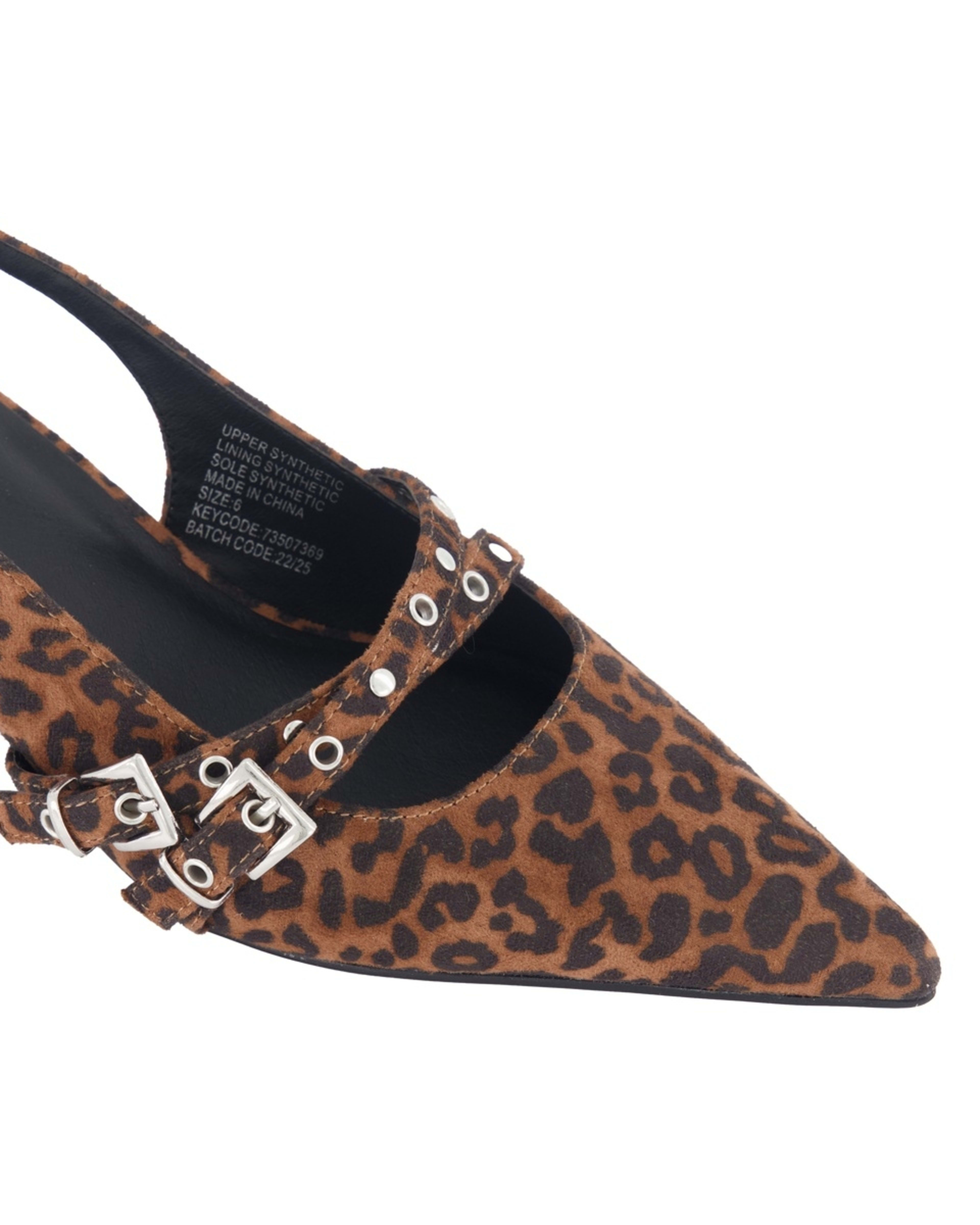 5 Strappy Kitten Heels LEOPARD NATURAL, 5 of 5