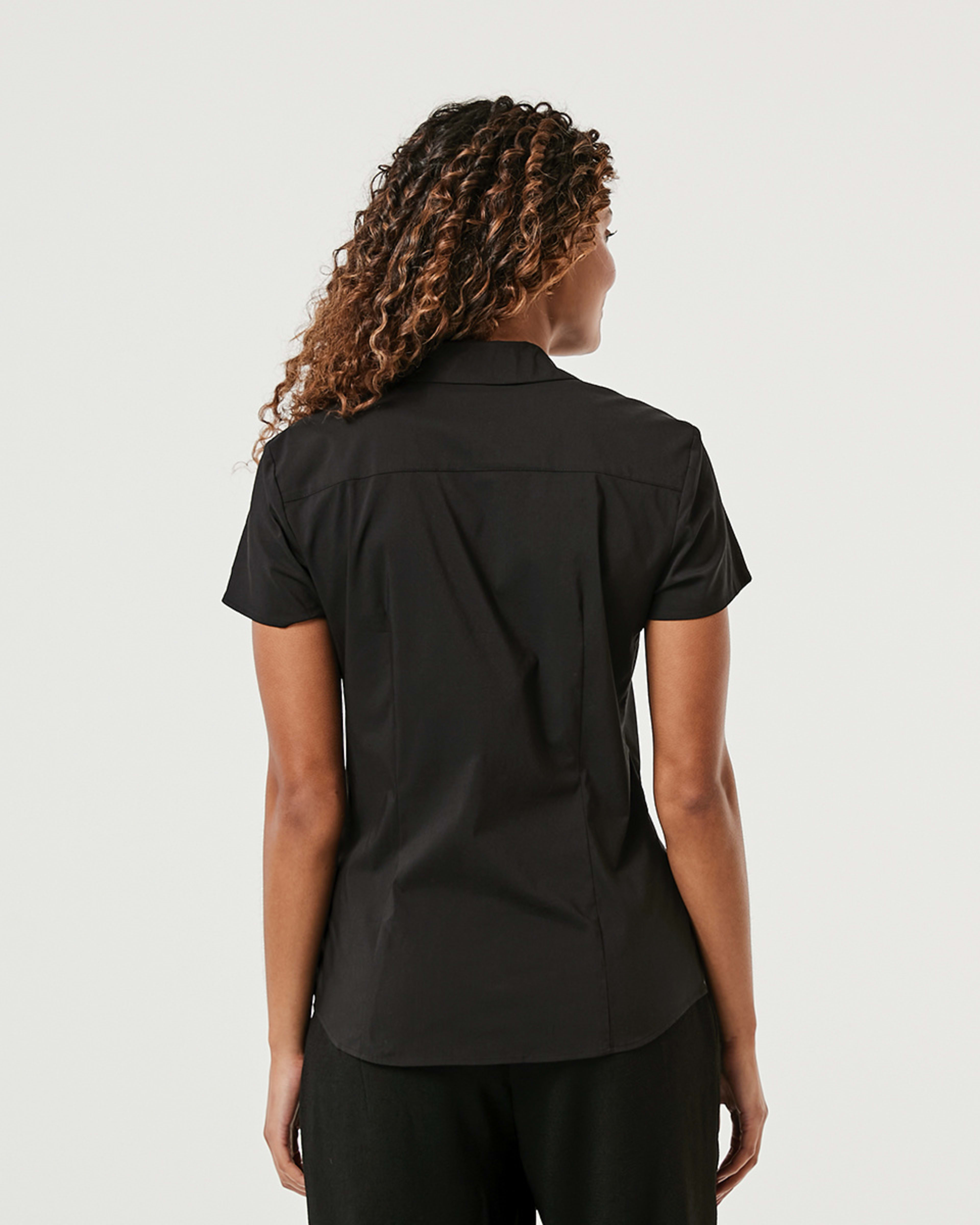 6 Short Sleeve Work Shirt Black, 6 of 8