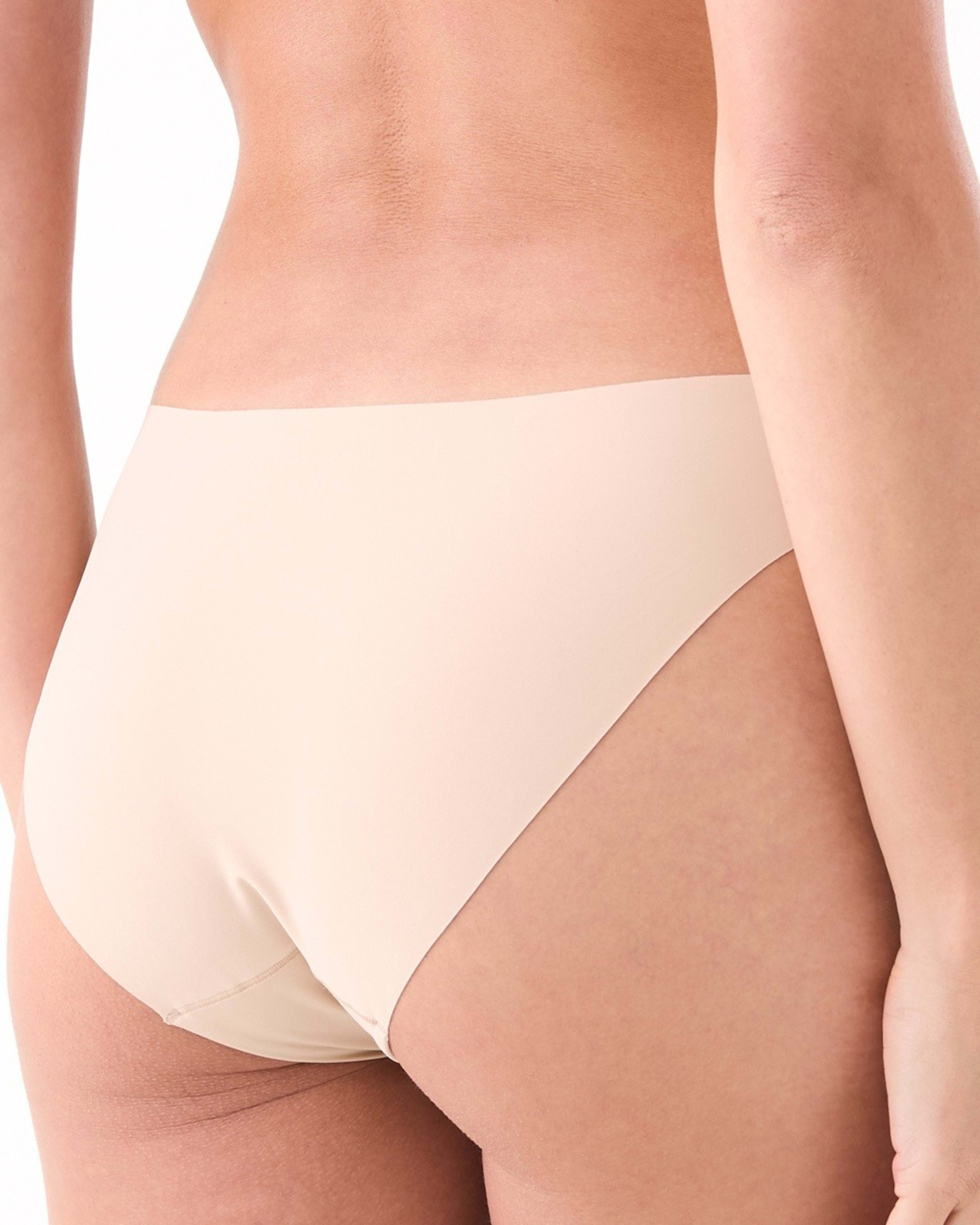 7 3 Pack No Show Bikini Briefs LEOPARD, PINK CHALK, LIGHT FAWN, 7 of 8