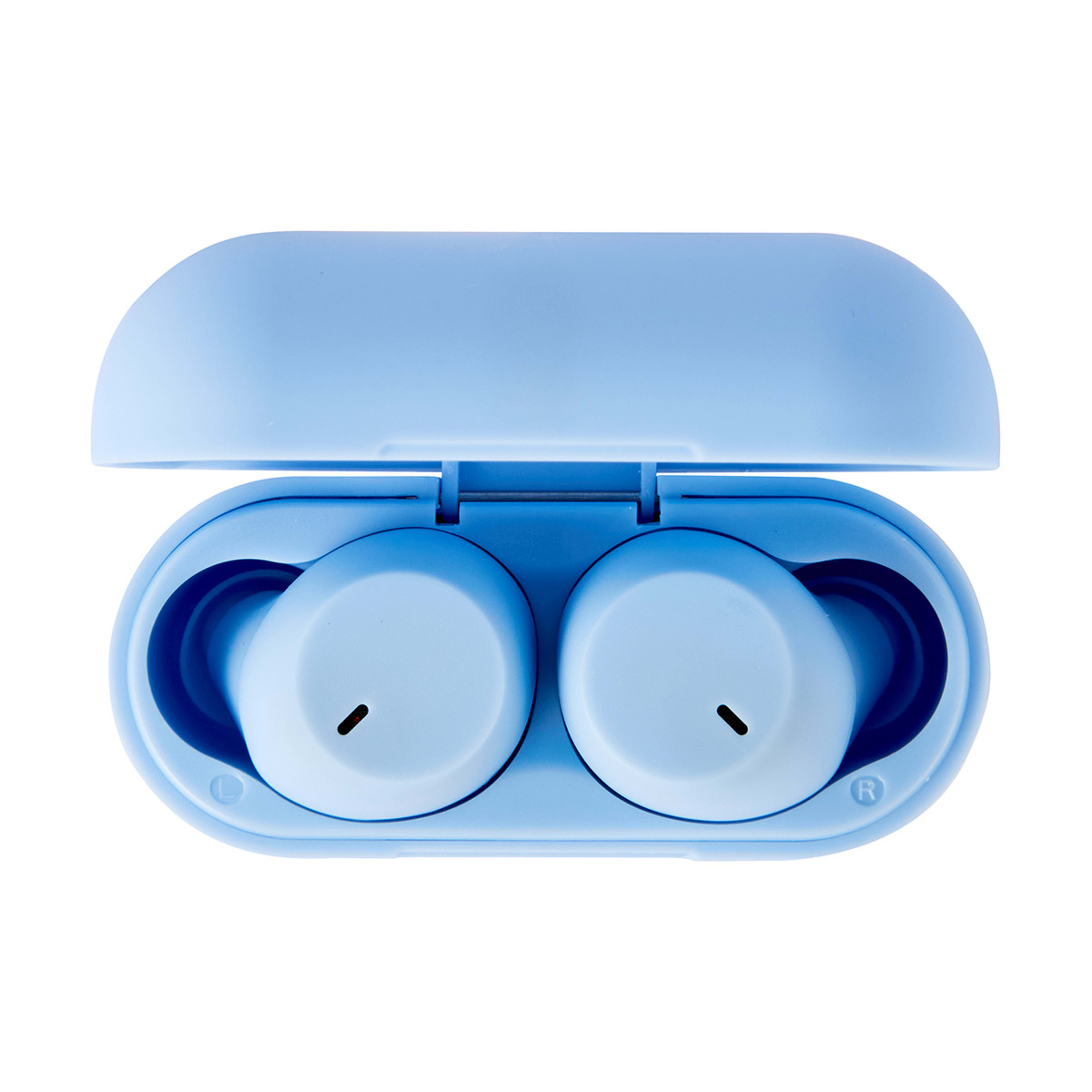 True Wireless Stereo ENC Ear Buds Blue Kmart