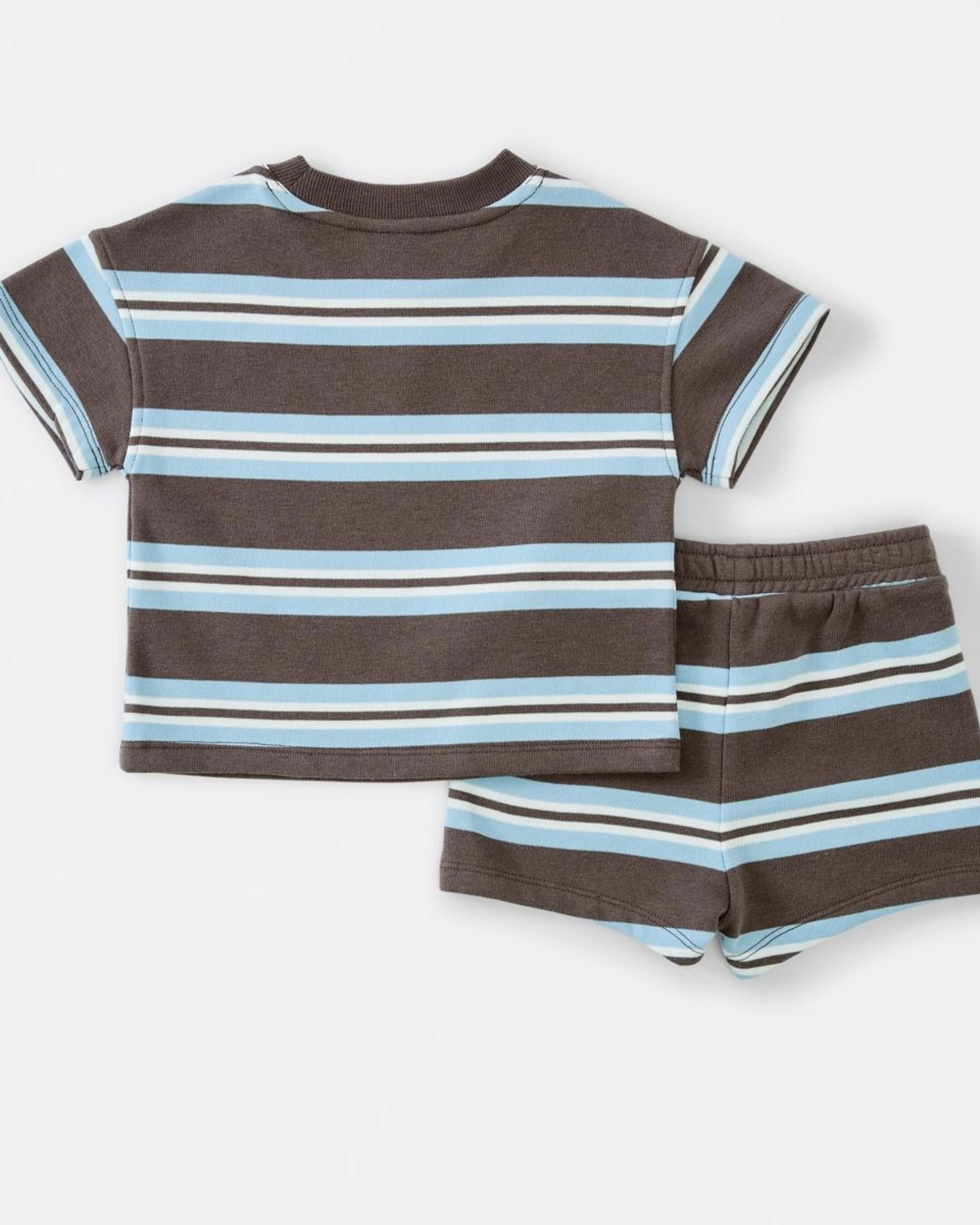 2 Slub Set Brn Strp, 2 of 6