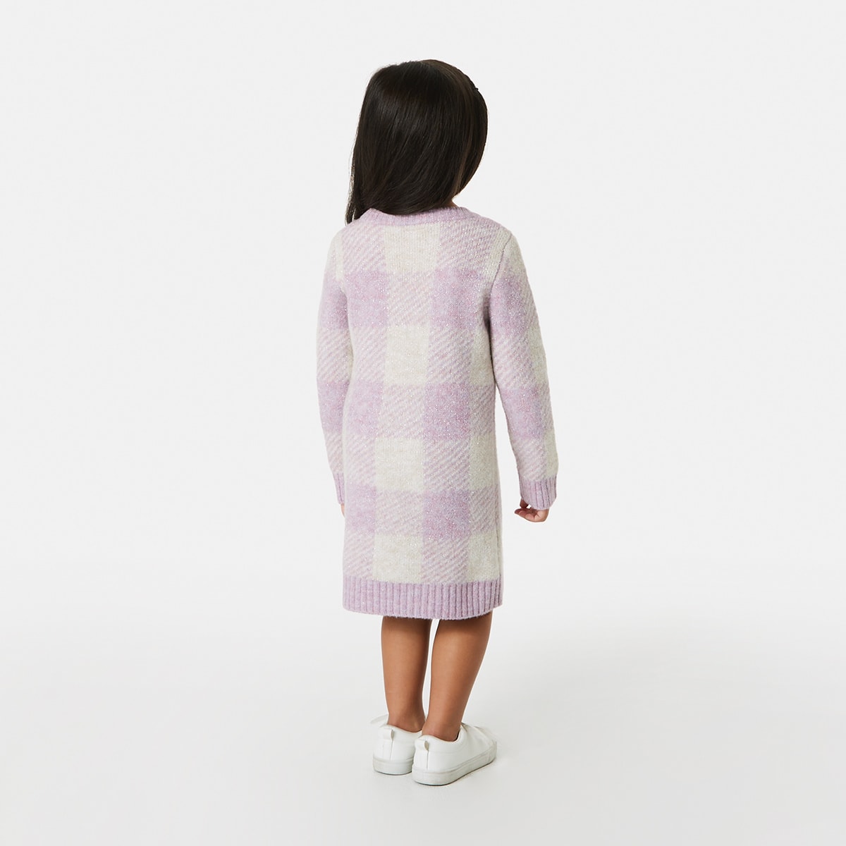 Check Knit Dress Kmart