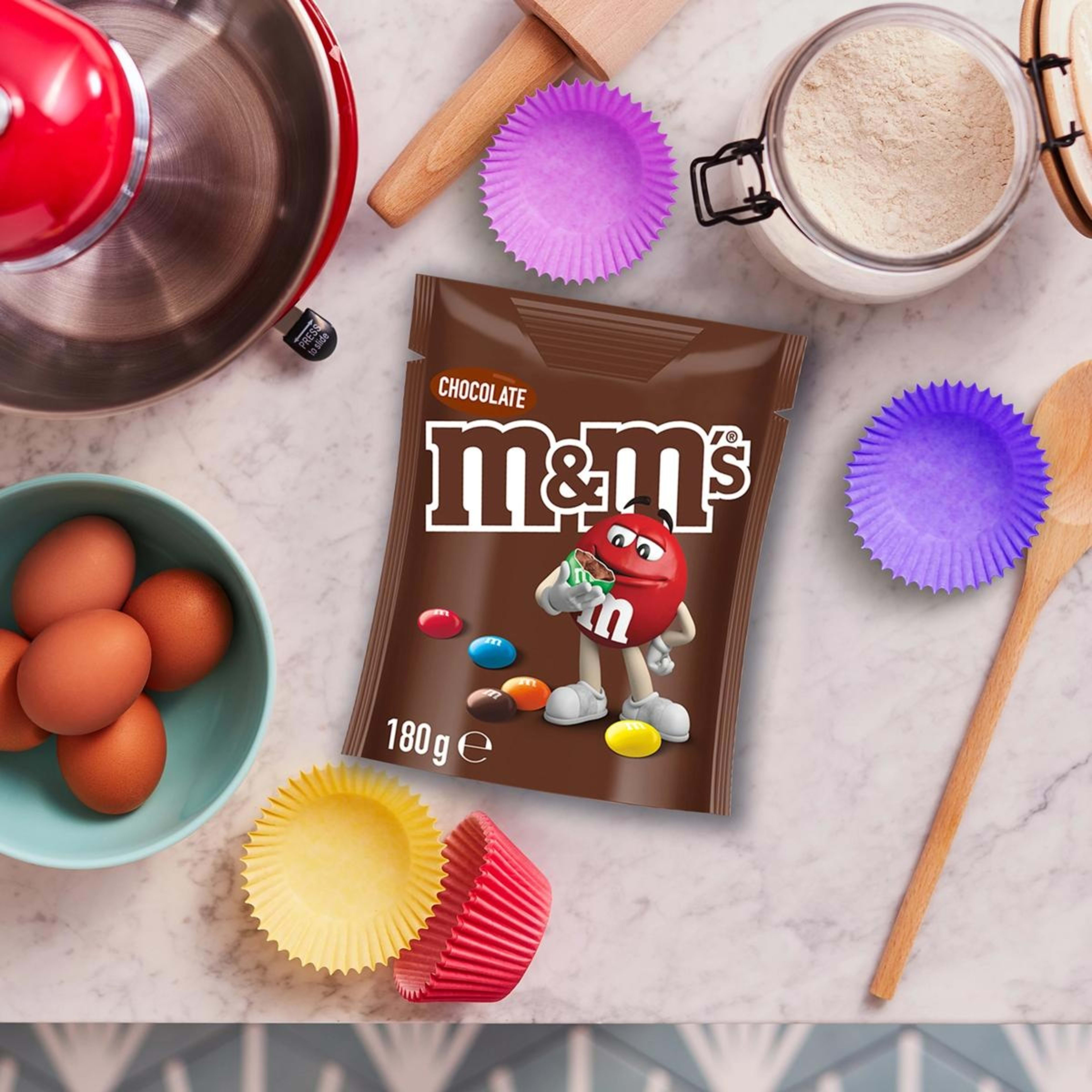 5 M&M's Milk Chocolate Snack and Share Bag 180g, 5 of 7