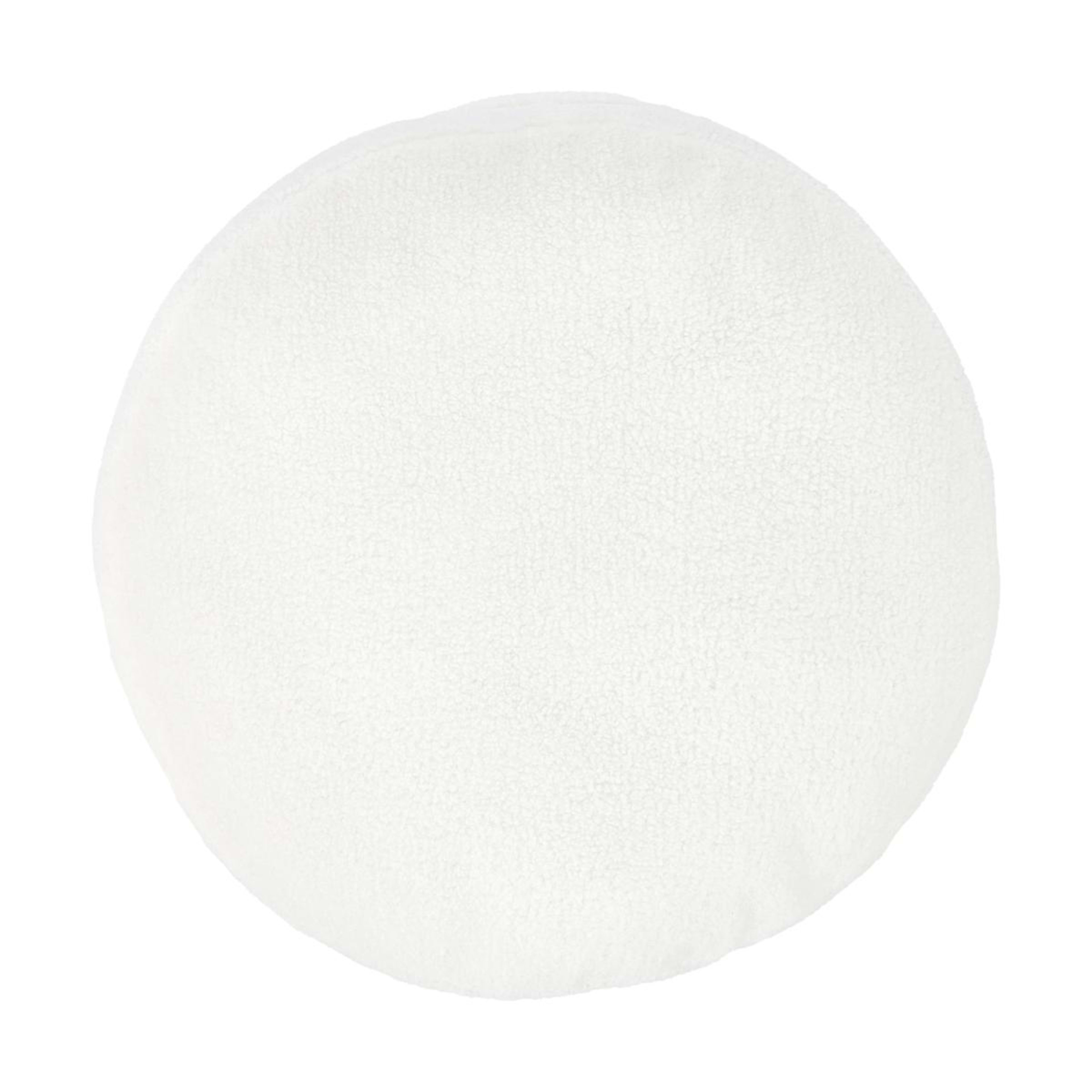 2 Boucle Floor Cushion - White, 2 of 6